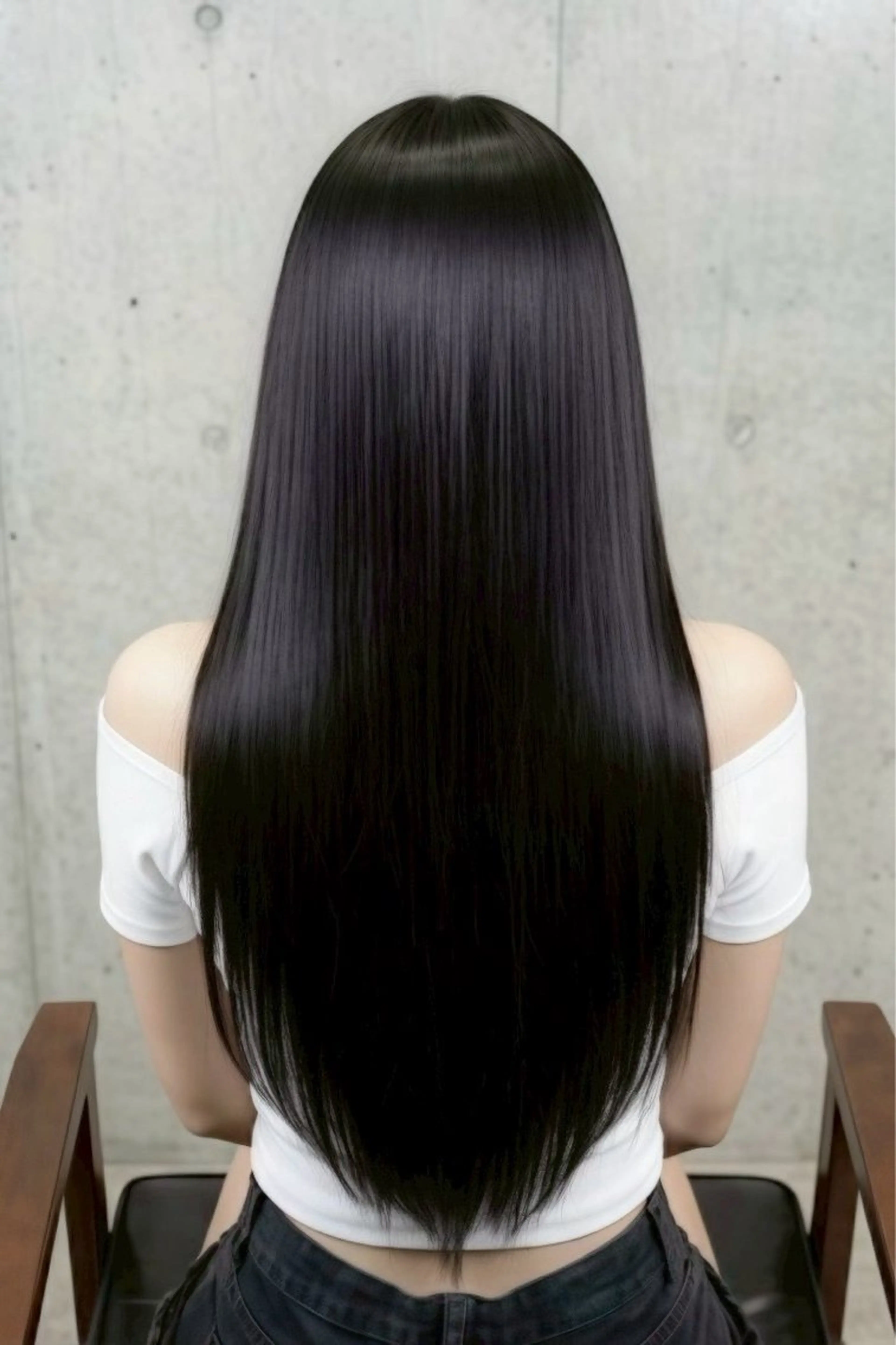 前髪カット+カラー+髪質改善トリートメントの写真