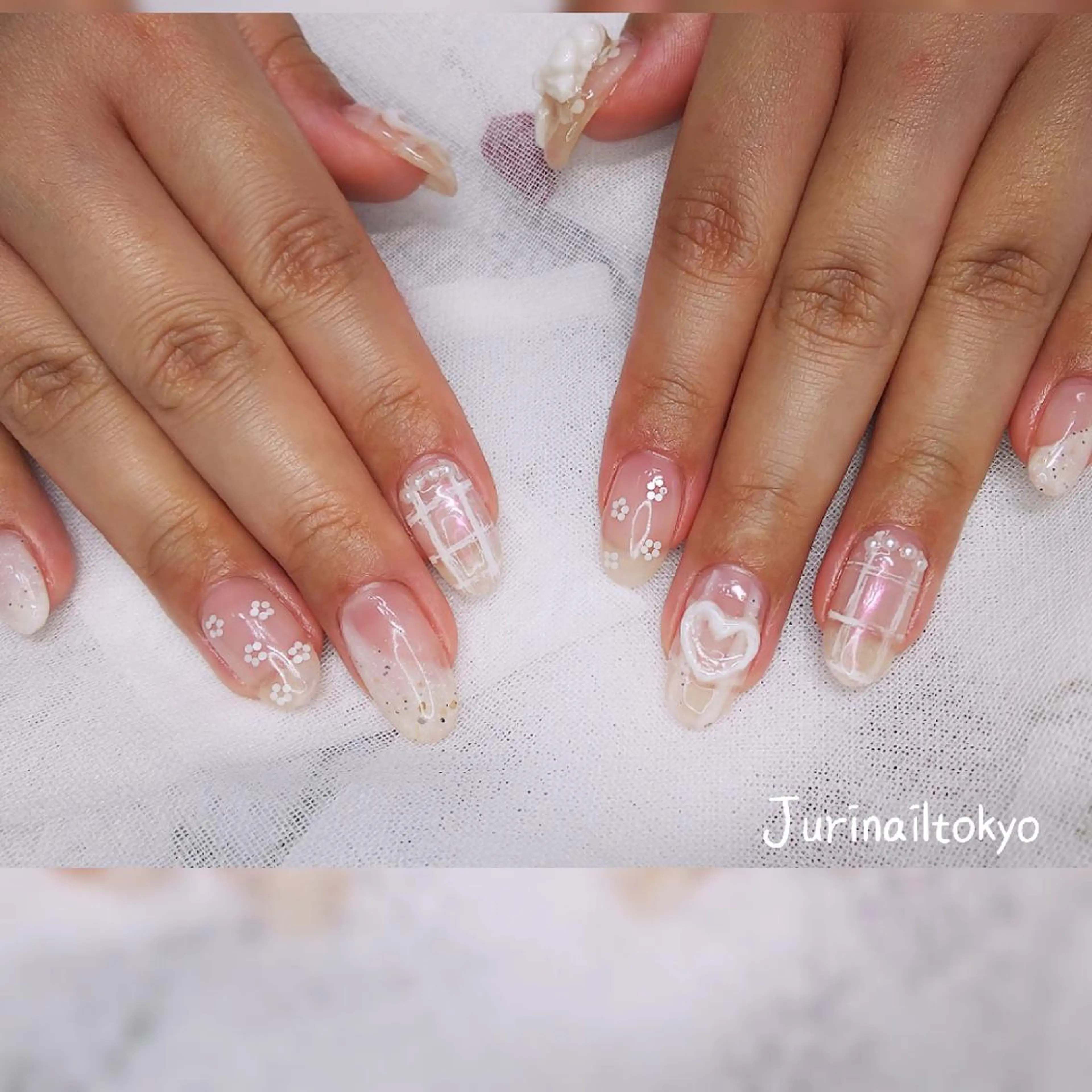 ネイル ハンドネイル ハンドケア jurinail tokyoのネイルデザイン