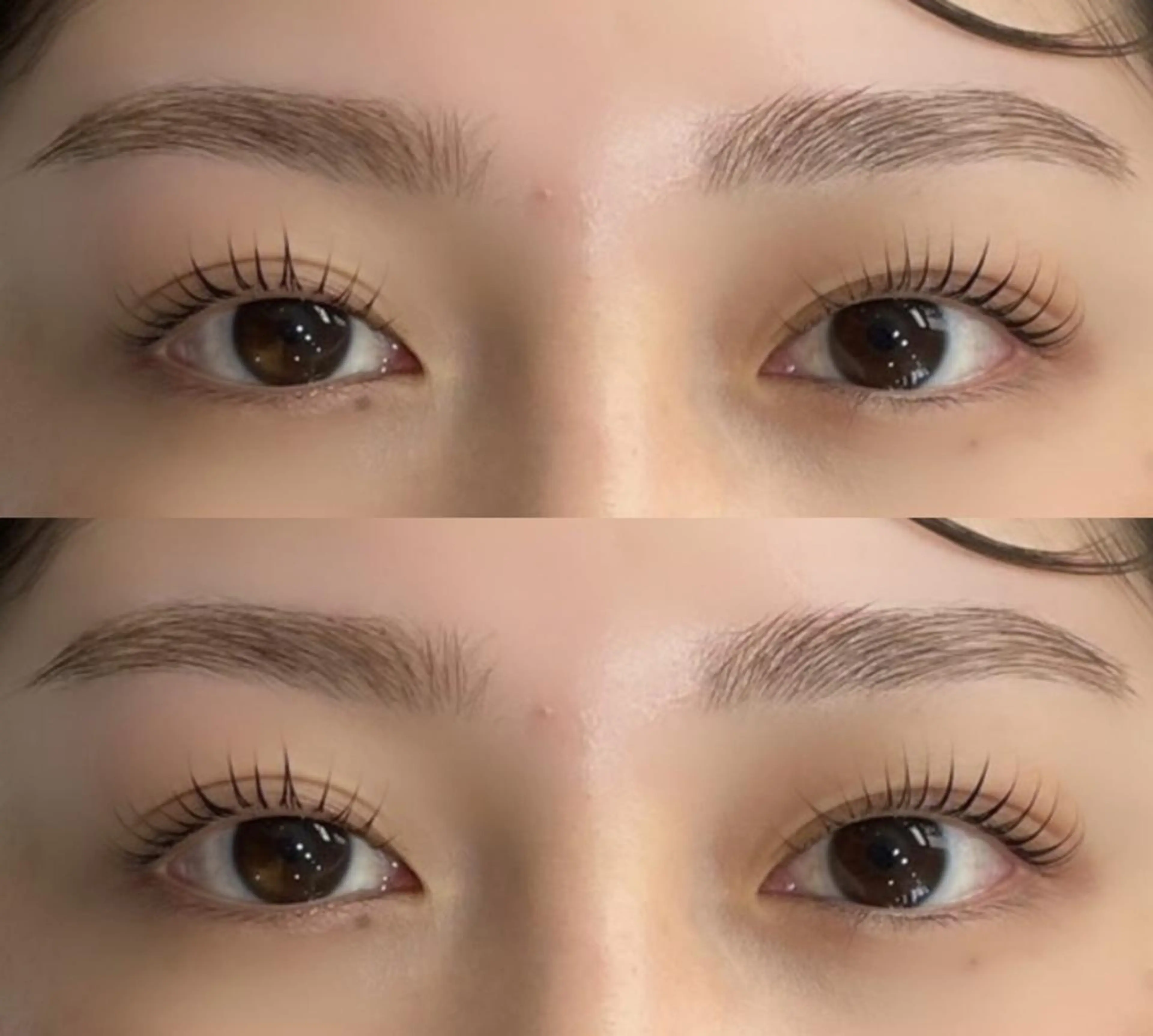 パリジェンヌor次世代まつ毛パーマ+眉毛Wax脱毛の写真