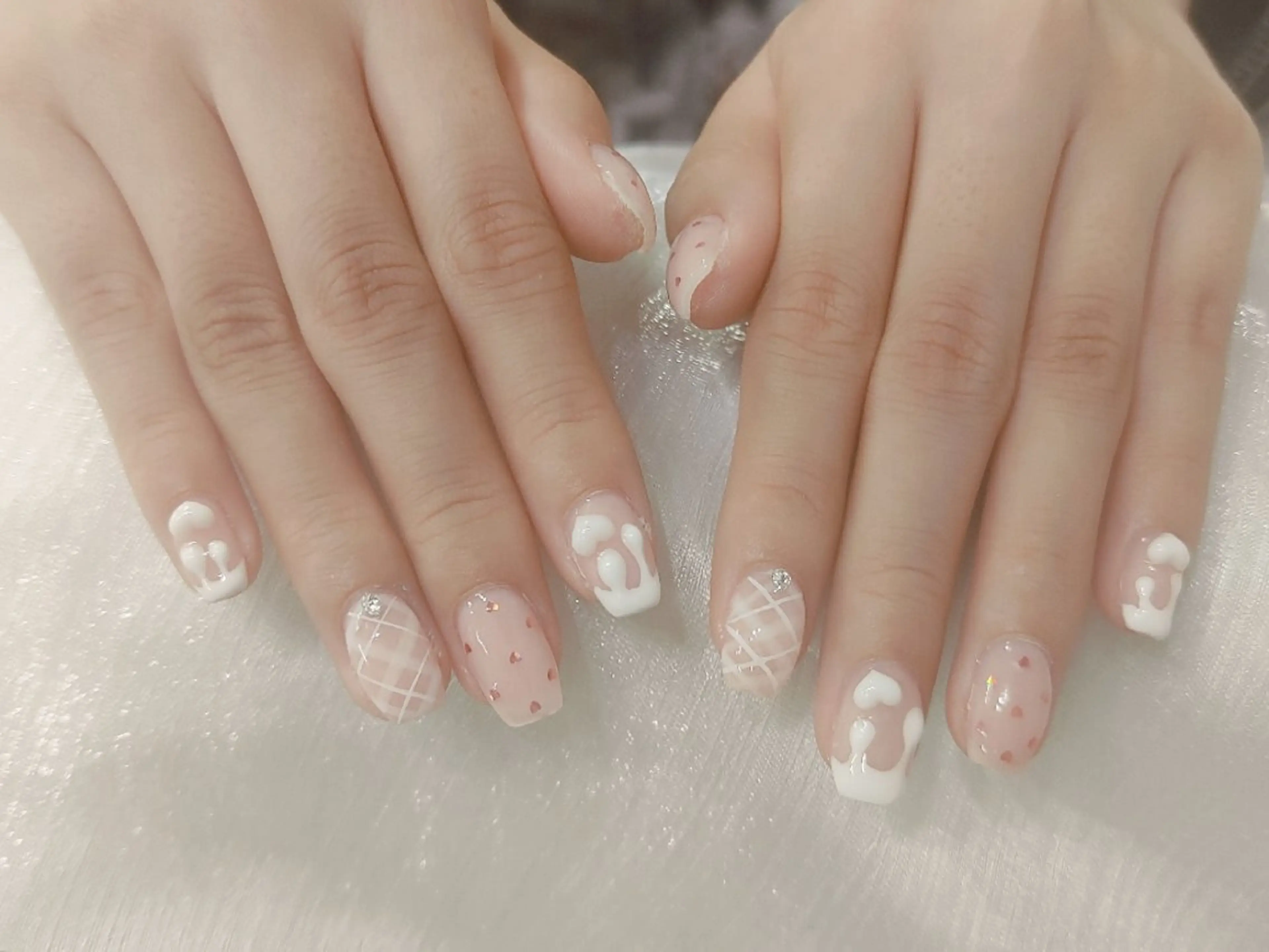 ネイル 成人式 フラッシュネイル フレンチネイル ジェルネイル グラデーション Umiko🪆 Nailのネイルデザイン