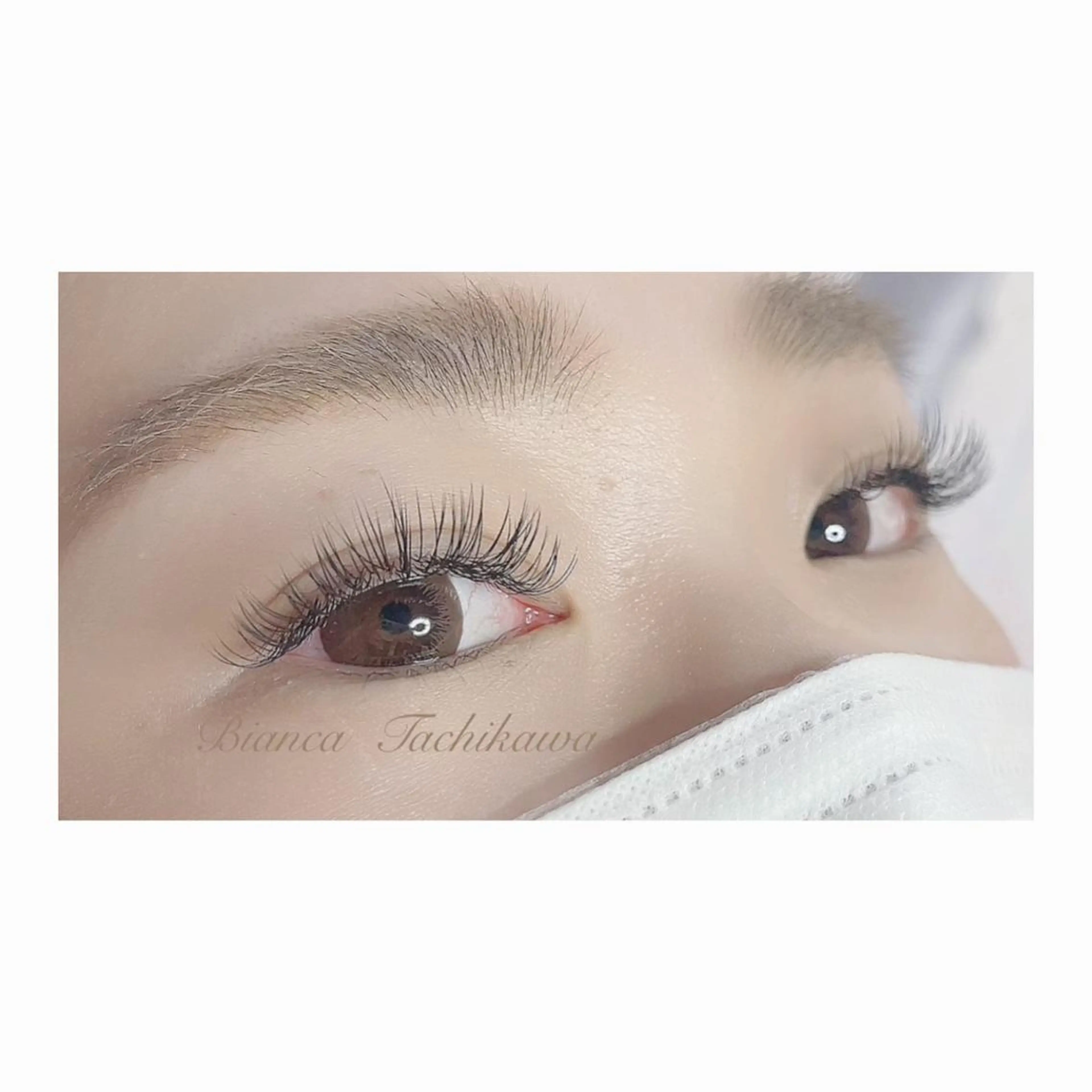 マツエク・マツパ アイブロウ フラットラッシュ マツエク Bianca阿佐ヶ谷 かやしま🫧のマツエク・マツパデザイン