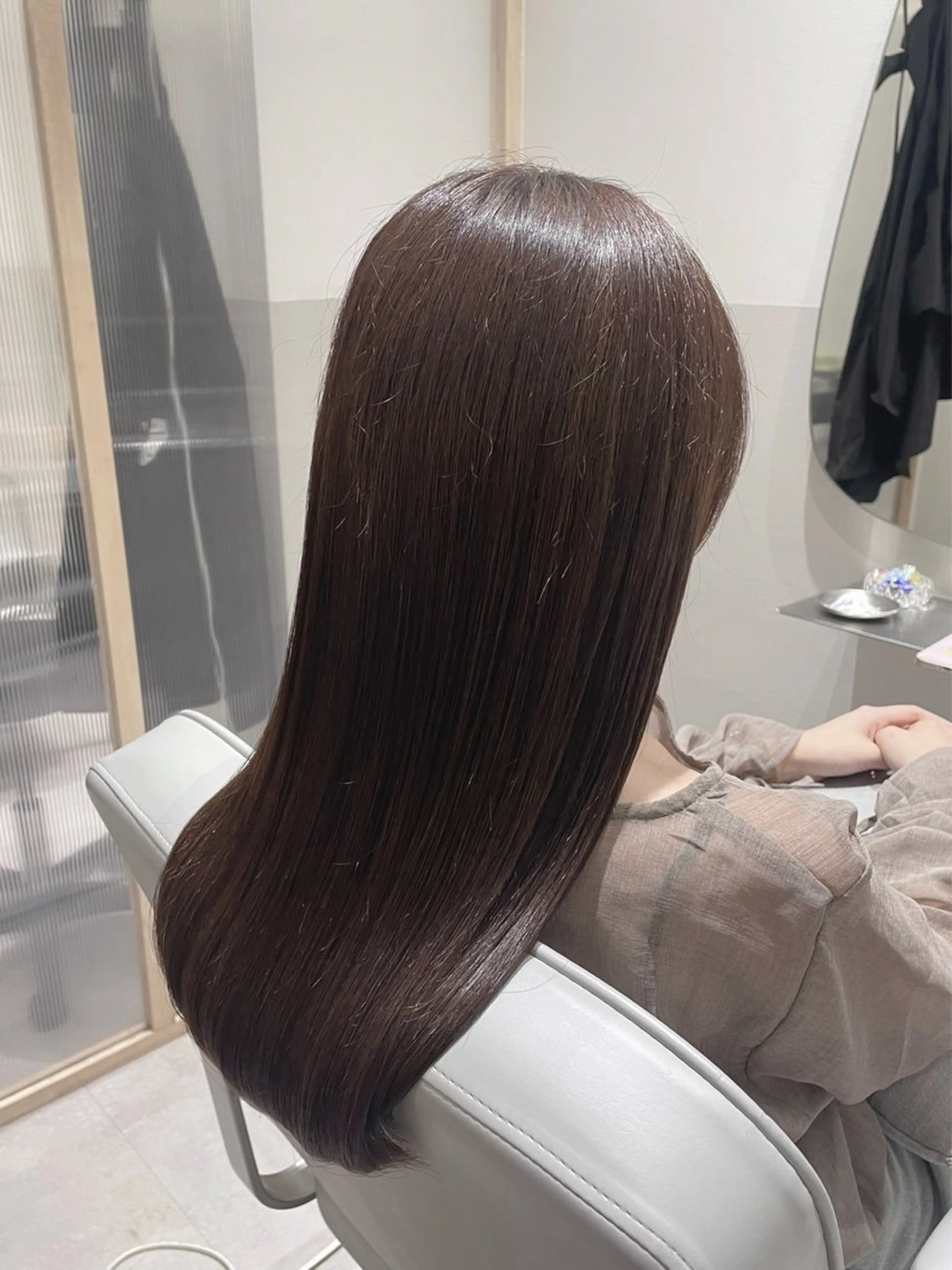 ロング カラー ブラウンカラー ナチュラルブラウン カット ヘアカラー トリートメント 髪質改善✨Zina浦 安/個室🌈YUKIのヘアスタイル