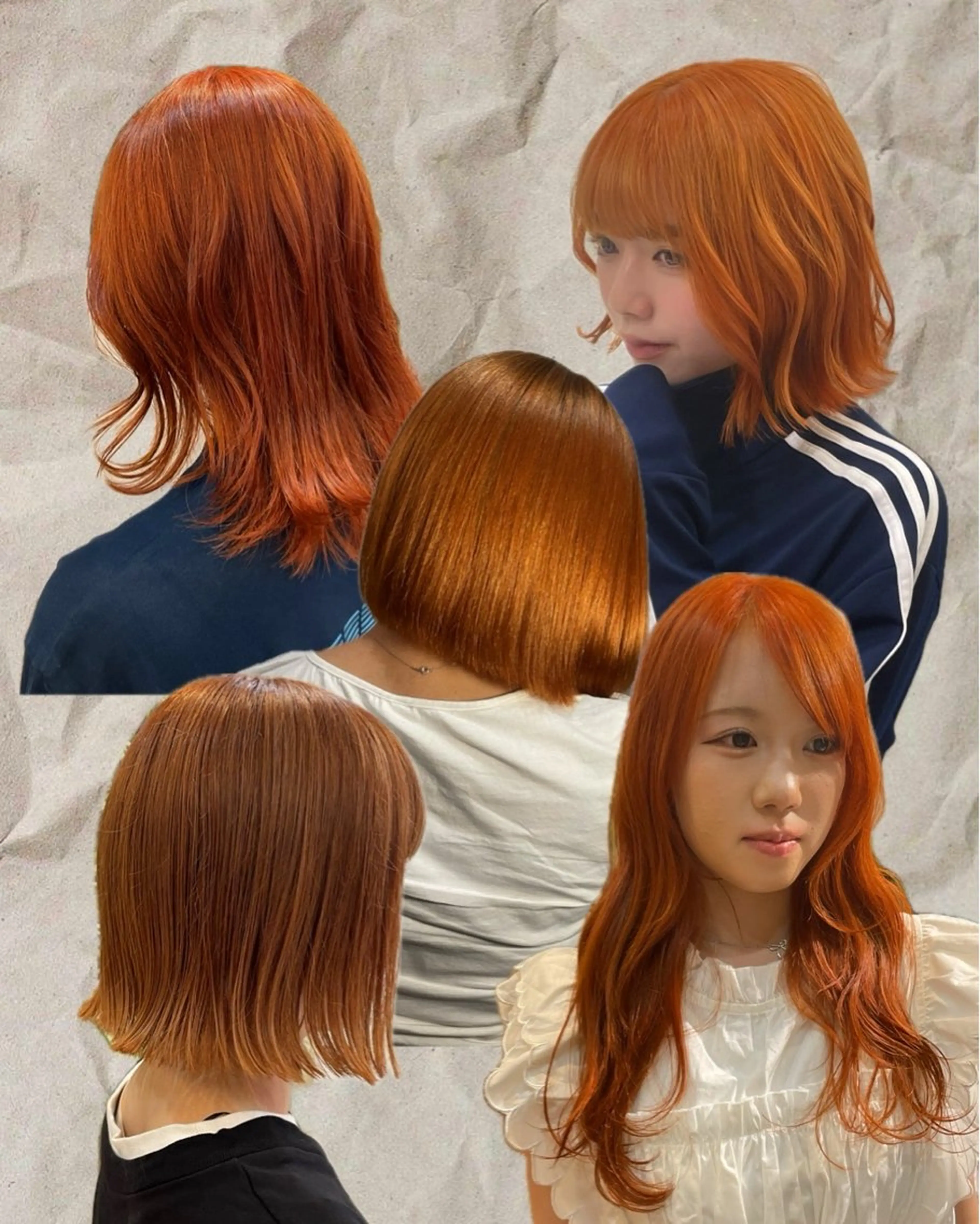 セミロング 久我 彩音のヘアスタイル