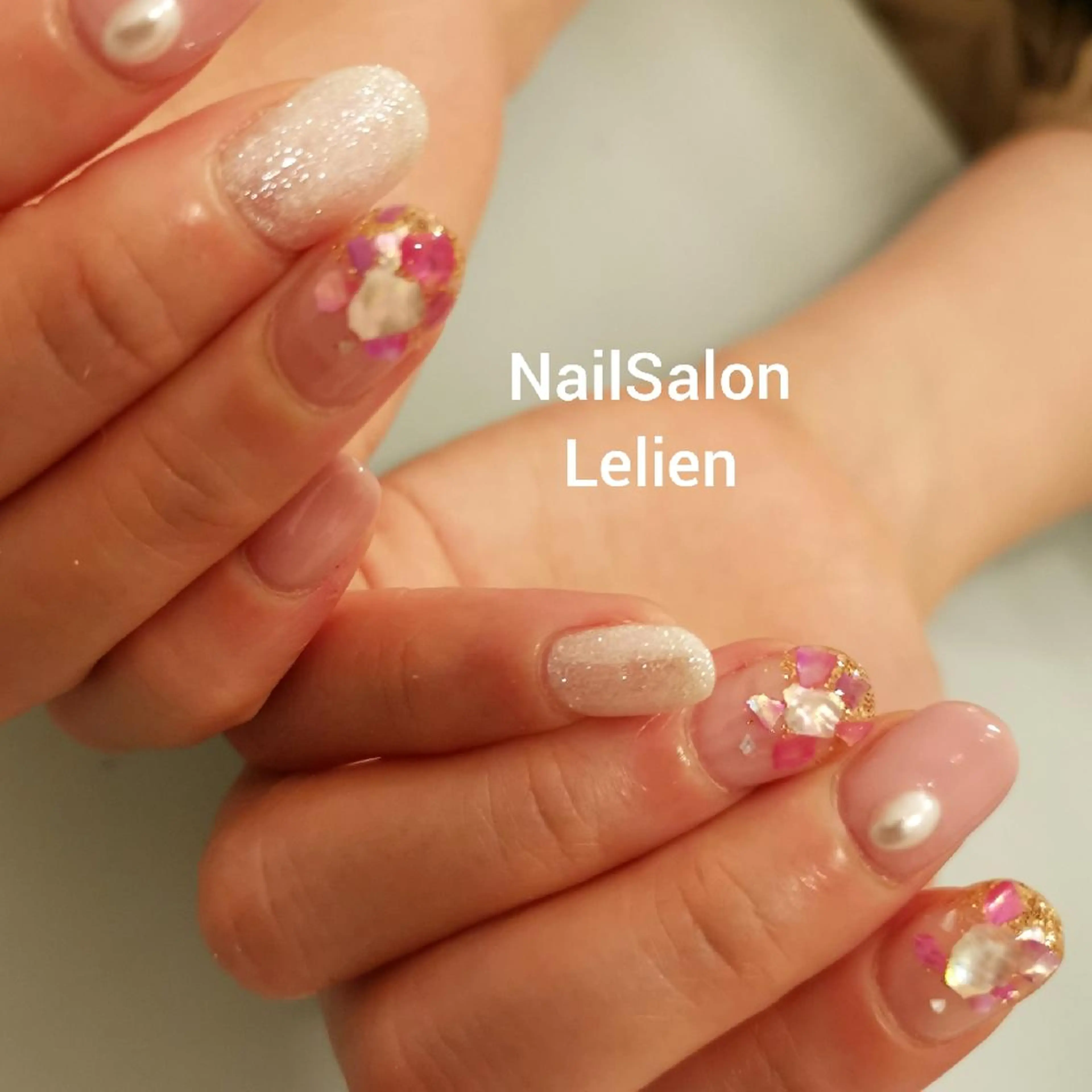 ネイル ピンク ネイルサロン Lelienルリエのネイルデザイン