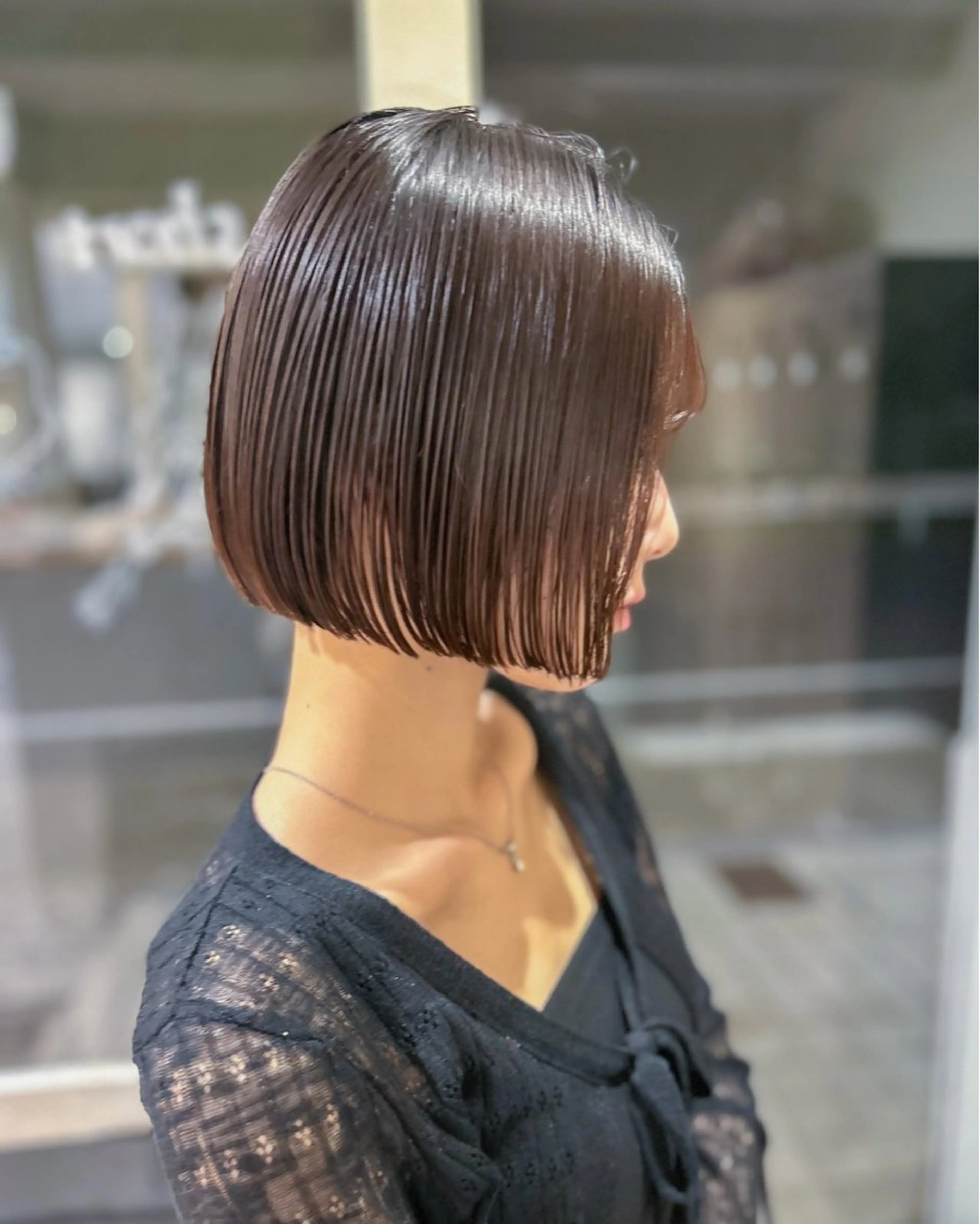 ショート カット 山﨑弓夢/ 撮影モデル/ボブのヘアスタイル