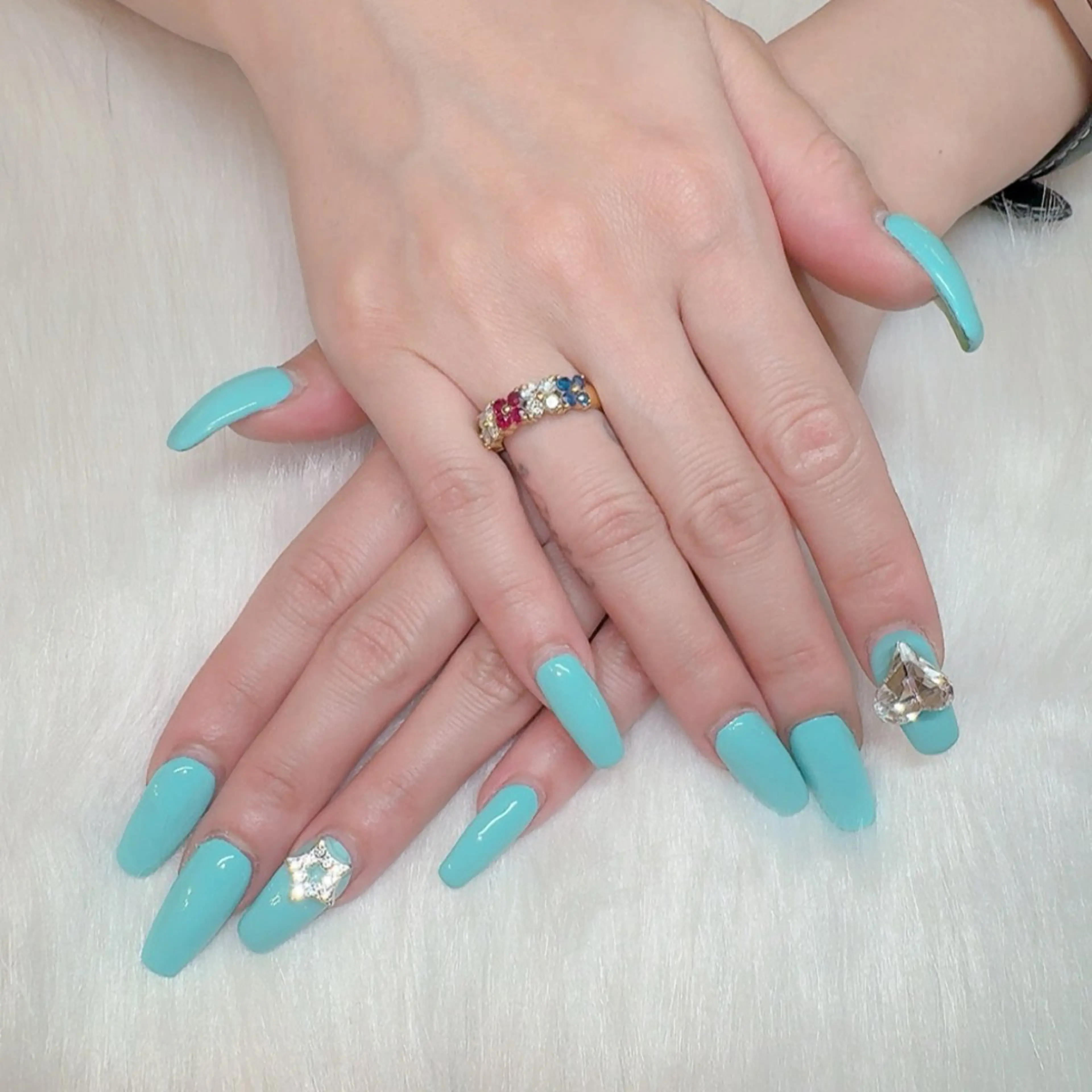 チップ長さだし🫧ワンカラーの写真