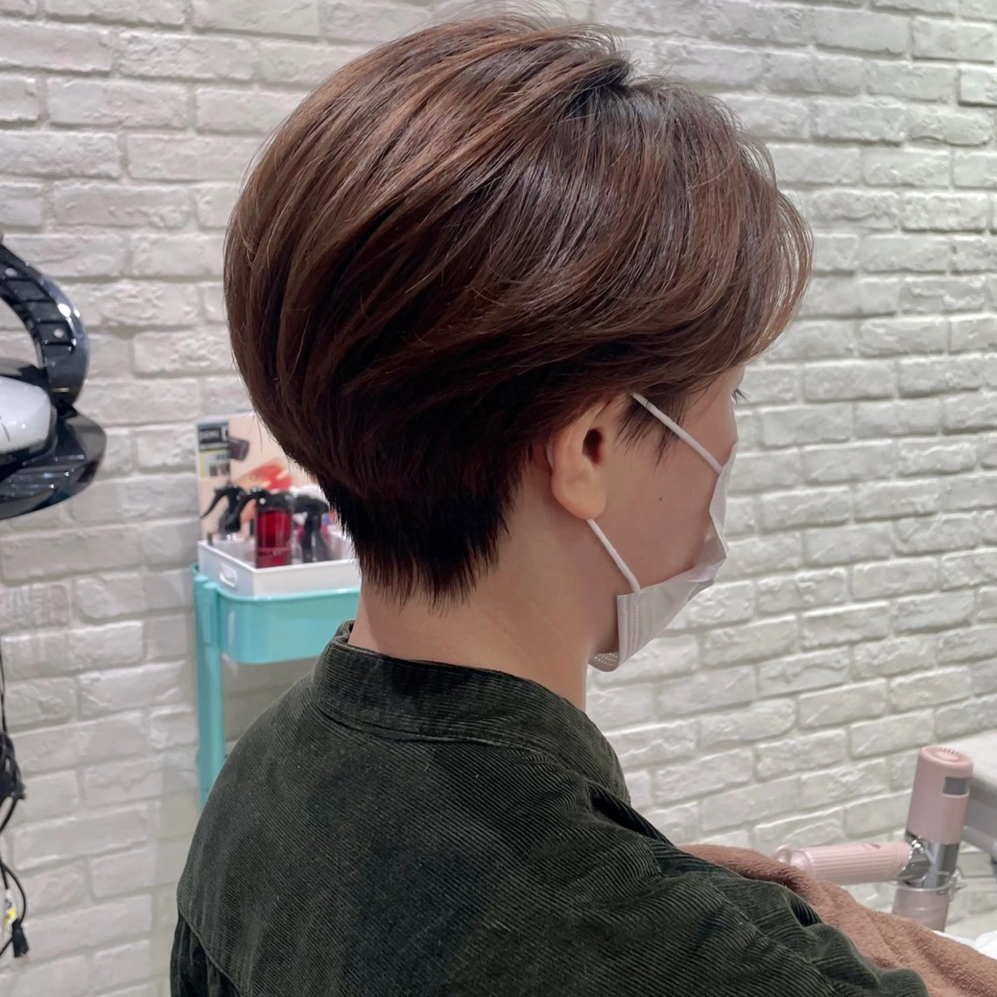 ショート パーマ ヘアアレンジ メンズ ダウンパーマ メンズパーマ 刈り上げ メンズウルフカット ウルフカット パク・ボミン小野リエ 韓国ハーフ🦊のその他イメージ