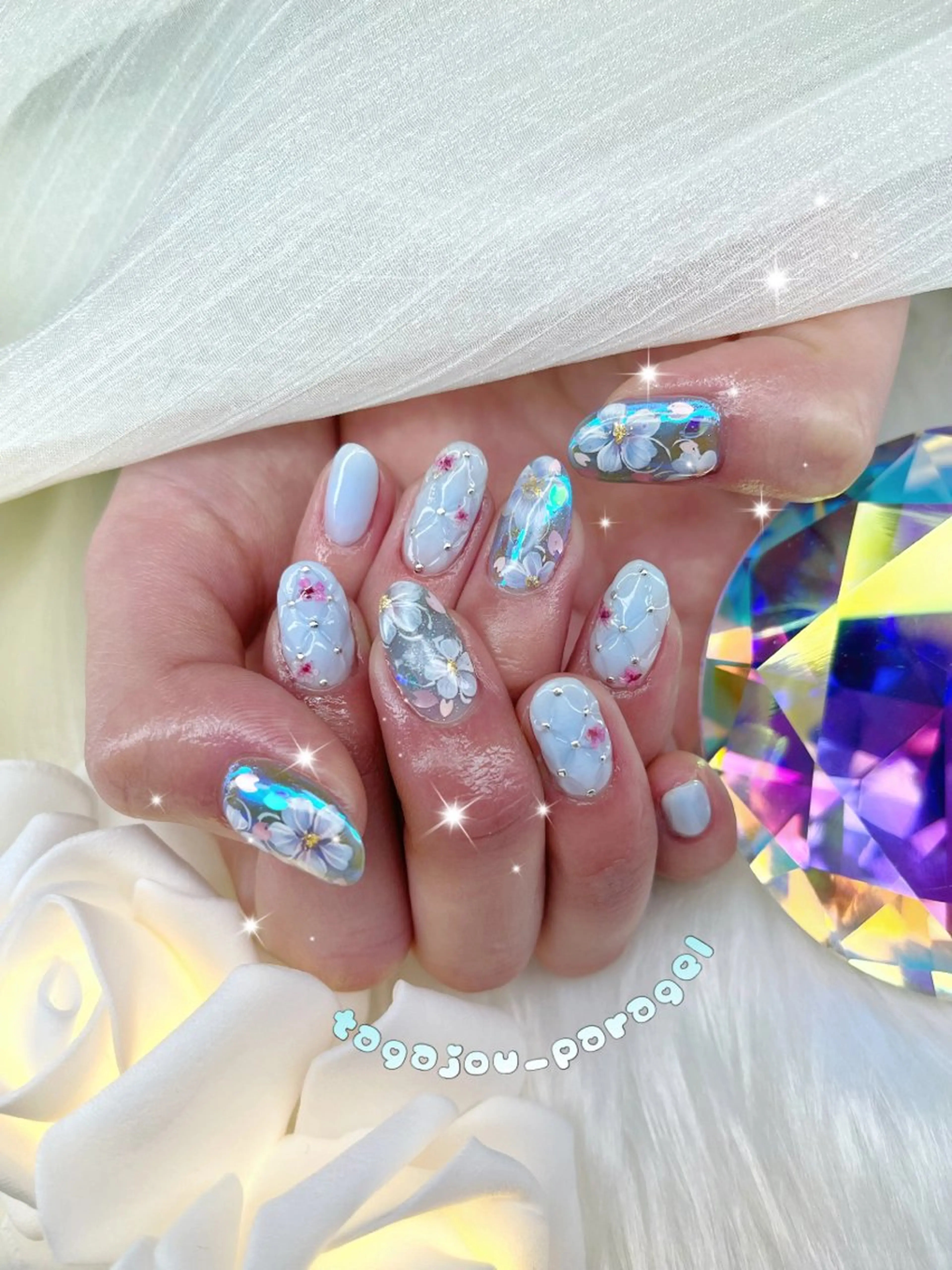 ネイル 多賀城 パラジェルのネイルデザイン