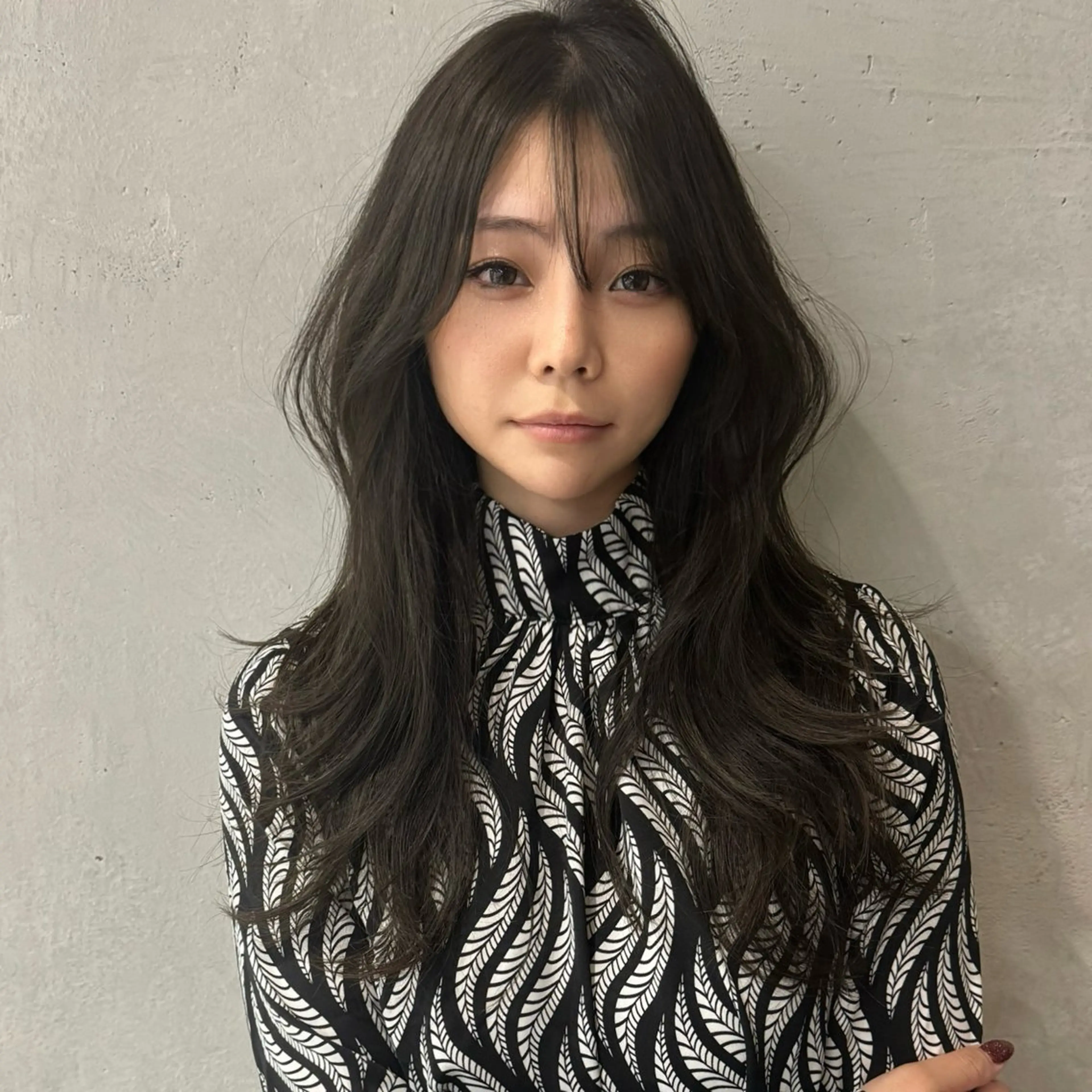 ロング カラー カット ヘアカラー トリートメント 本場の韓国ヘア 🇰🇷 中尾 崇人のヘアスタイル