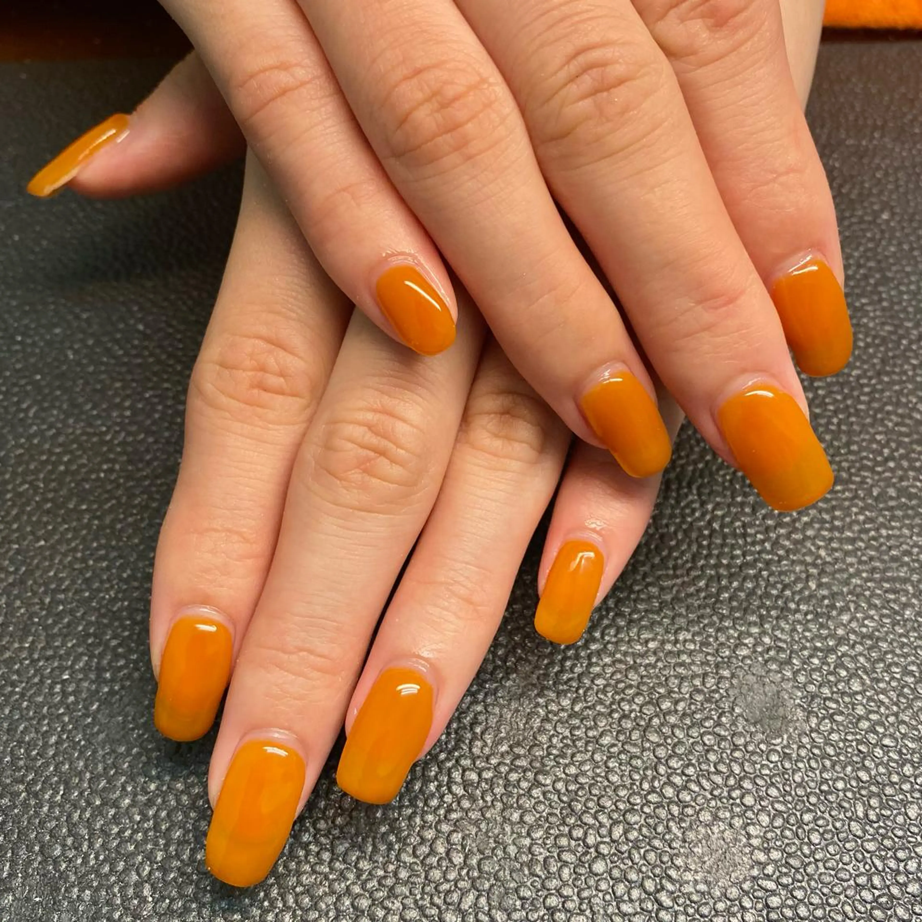 ◎オフなし　ワンカラー or クリアベース先端ラメの写真