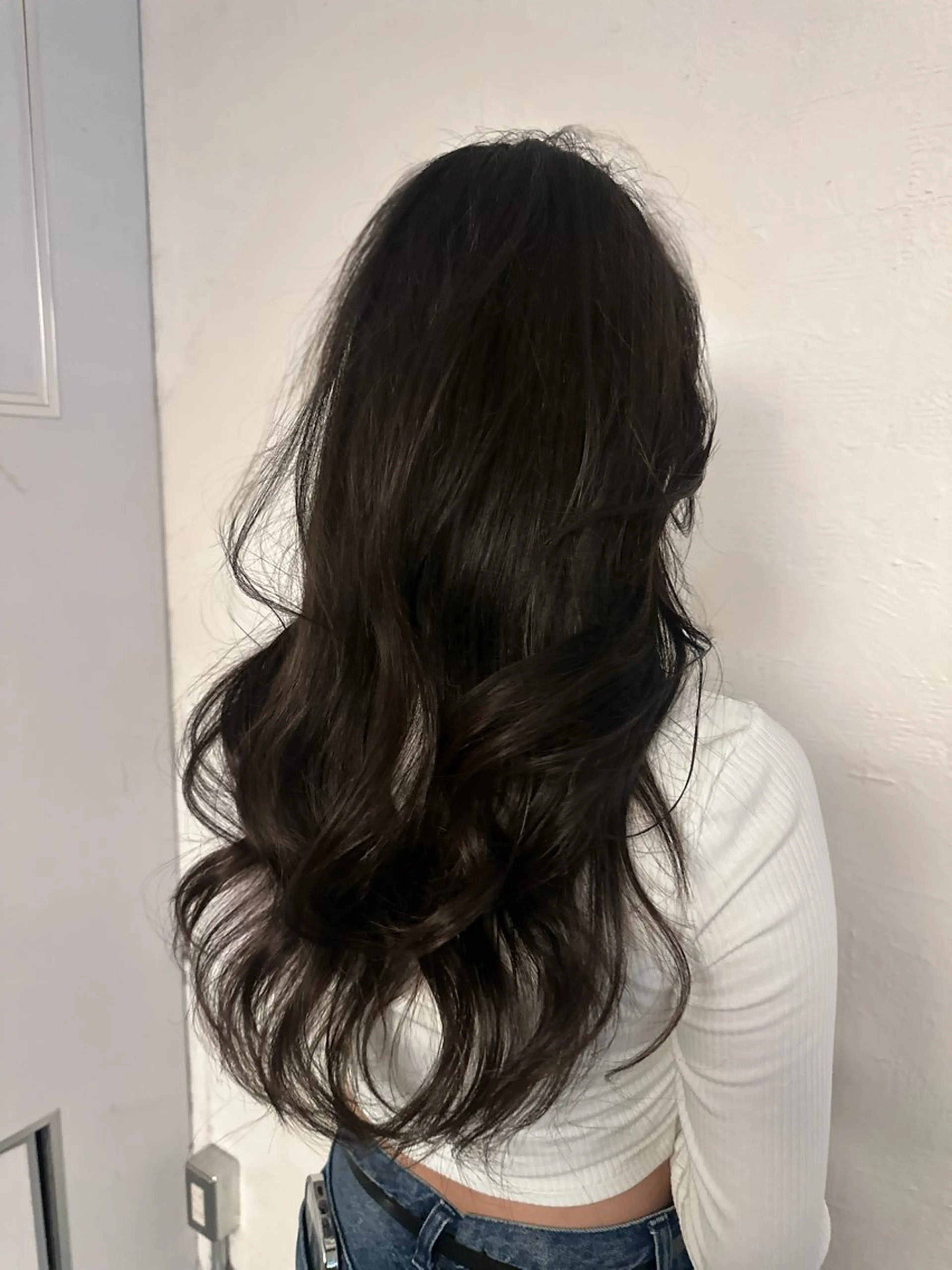 ロング 中嶋蓮 透明感カラー韓国ヘアのヘアスタイル