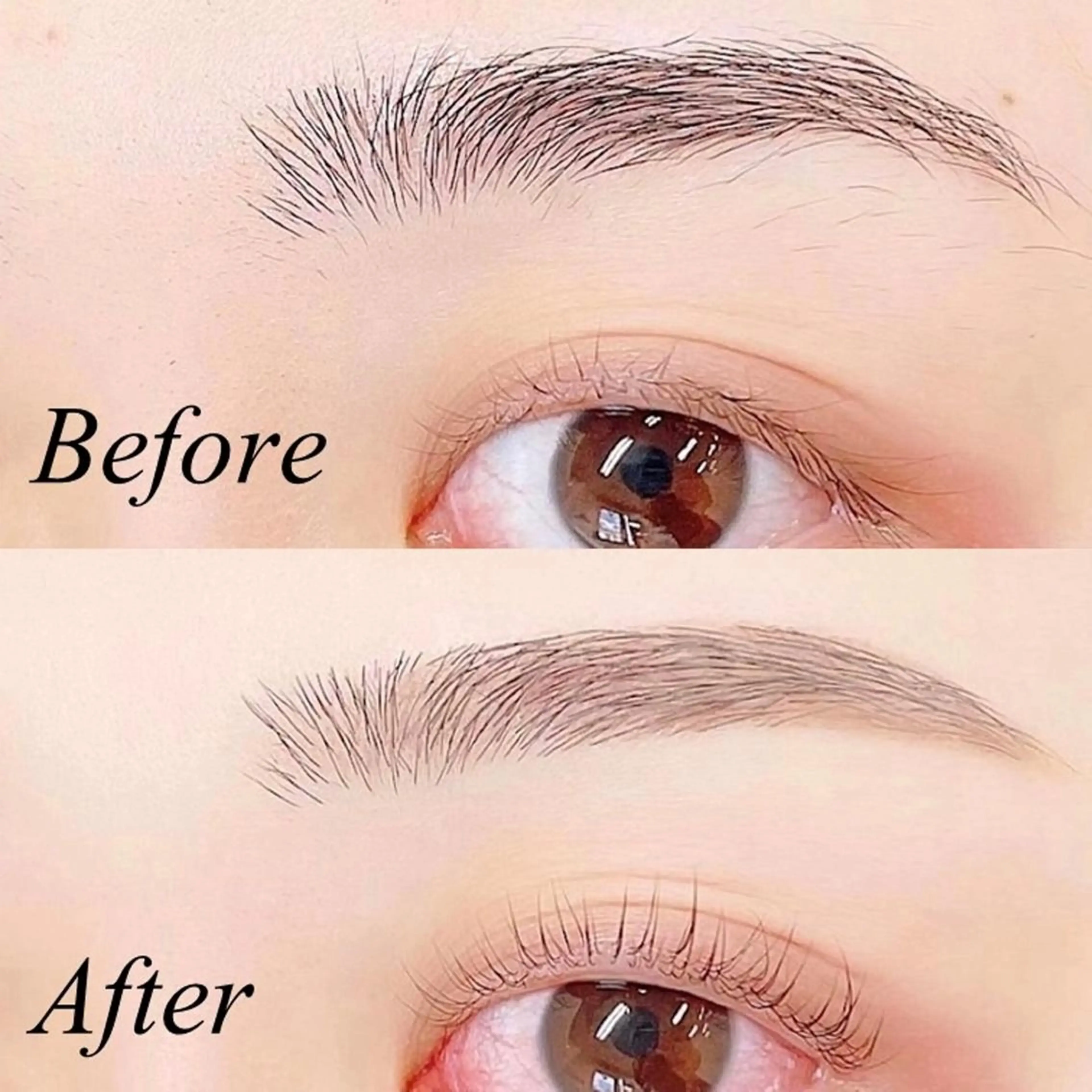 学割U24《ナチュラル眉🌱》美眉アイブロウWAX+間引き(メイク込)¥4500の写真