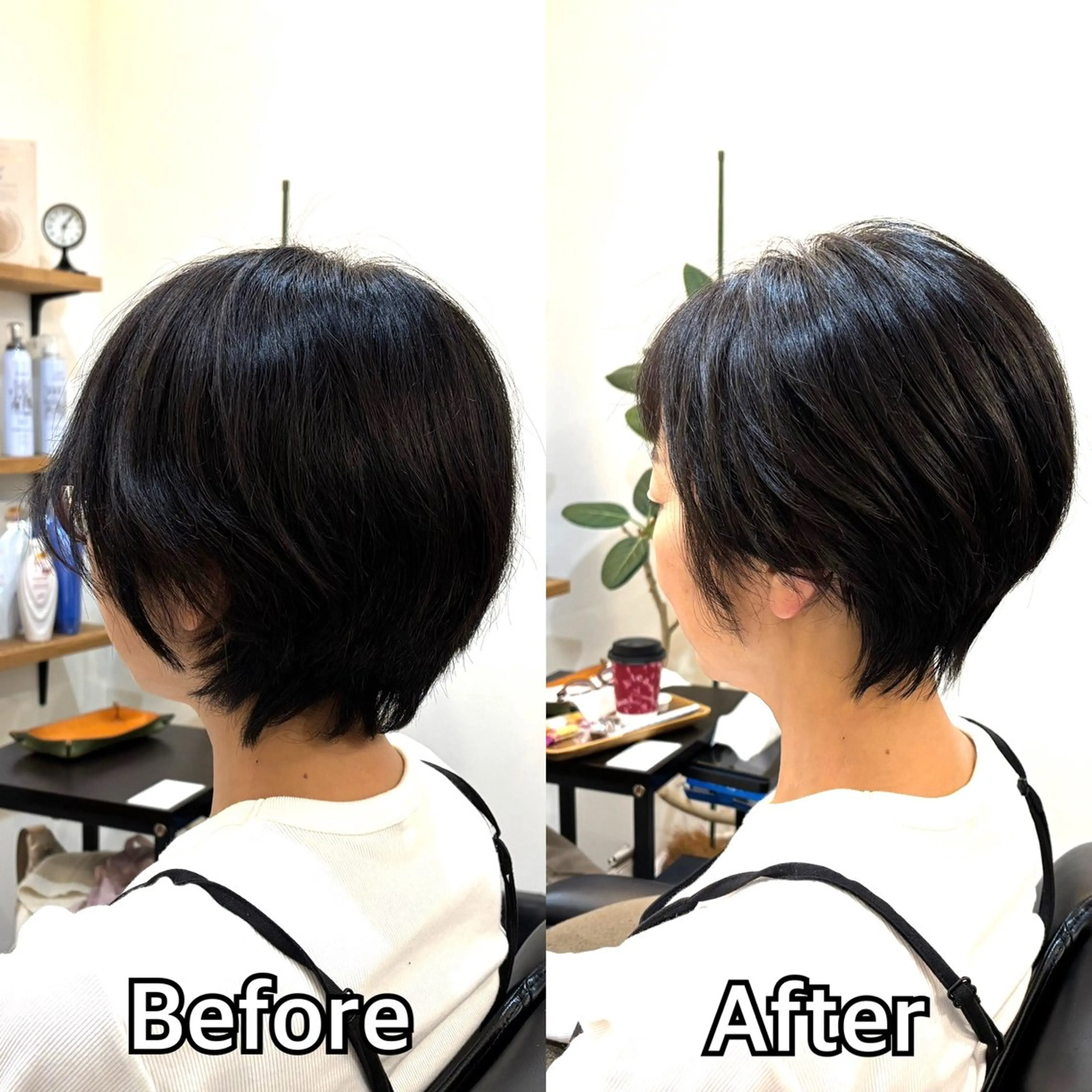 ショート カット ヘアカラー 濱本 浩安のヘアスタイル