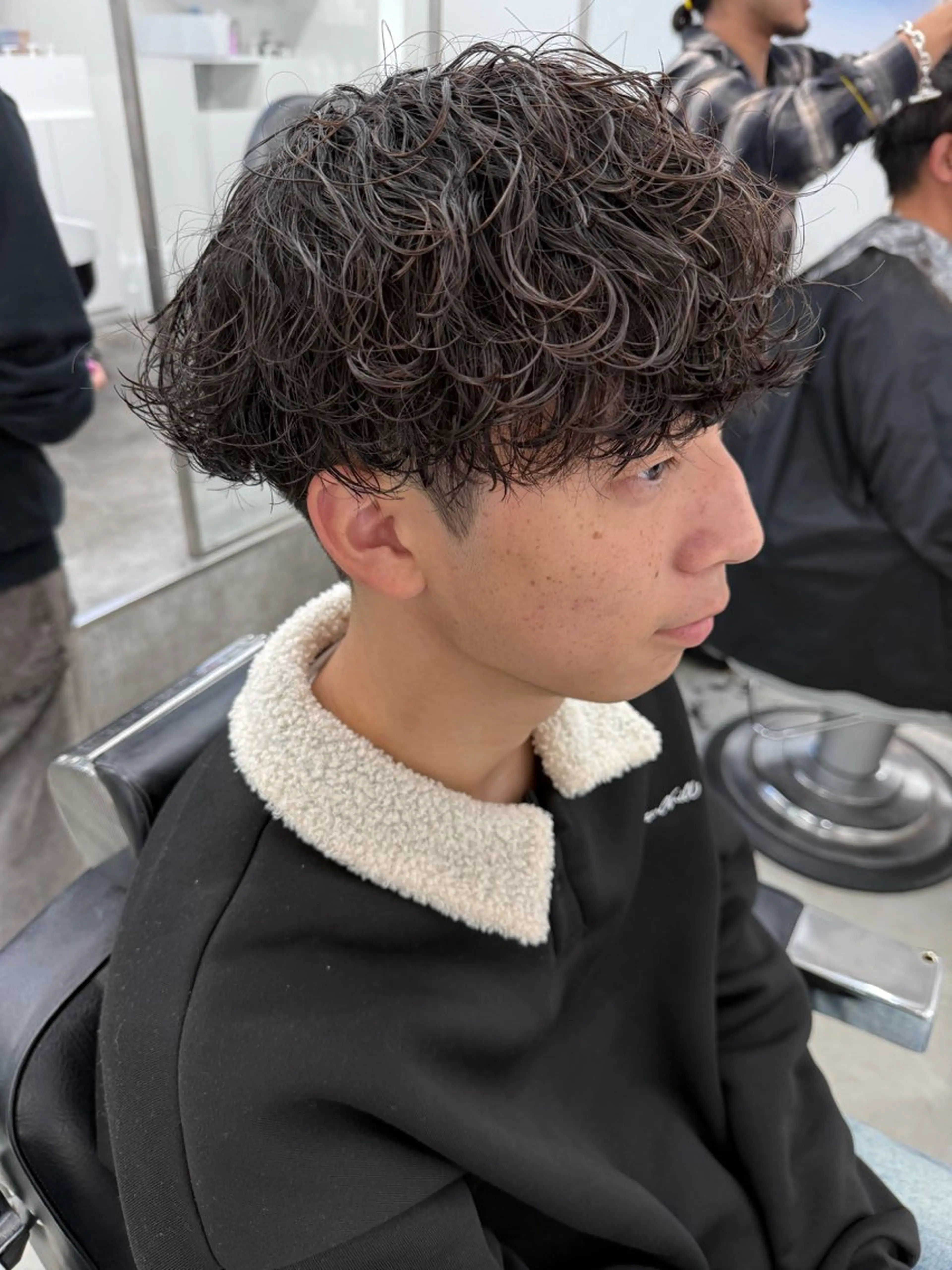 ショート パーマ メンズ カット パーマ トリートメント ヘアセット 亀井隆汰/メンズ専門 パーマ特化美容師のヘアスタイル
