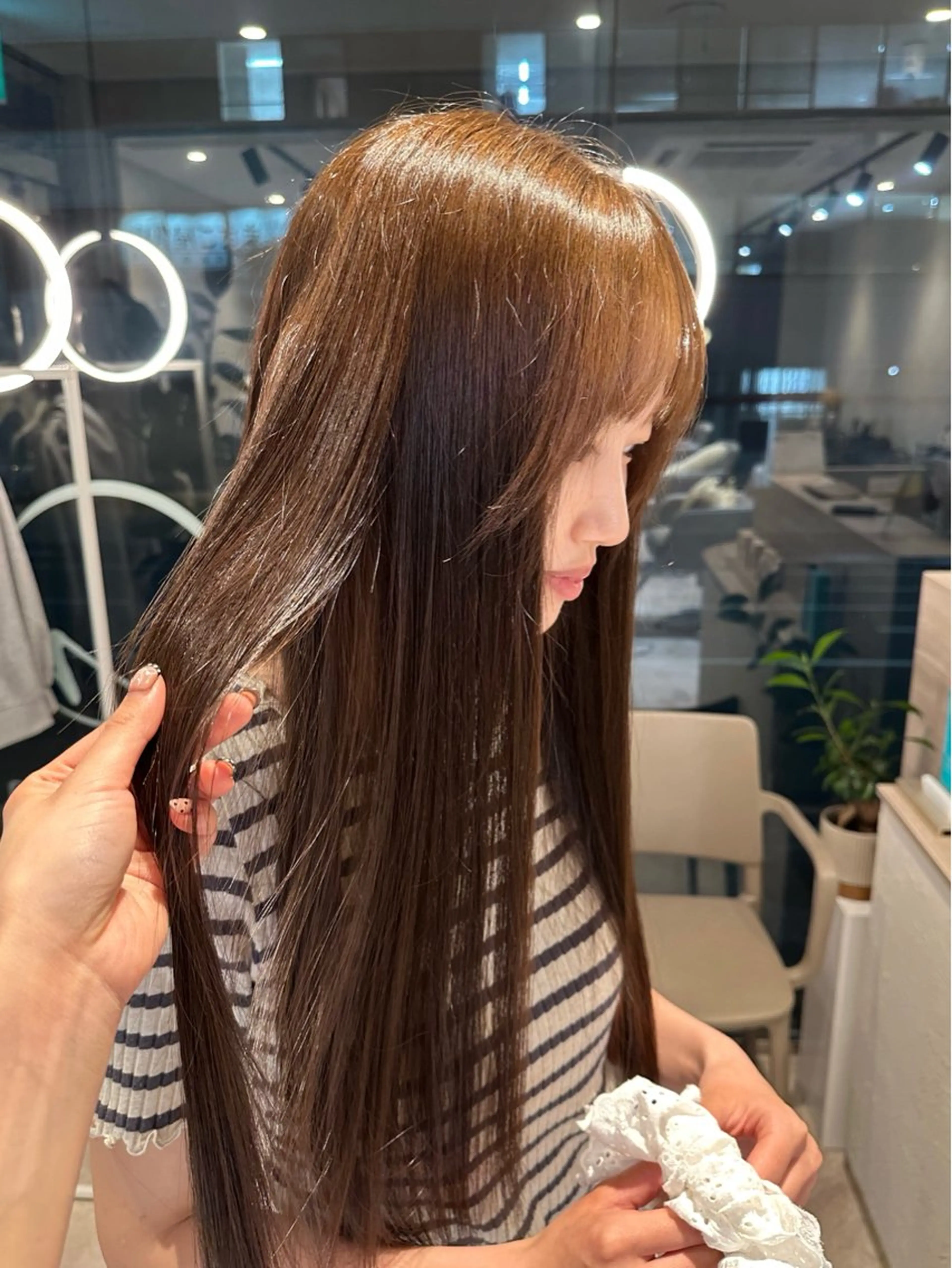 カラー グレージュ ヘアカラー miyu ♡のヘアスタイル