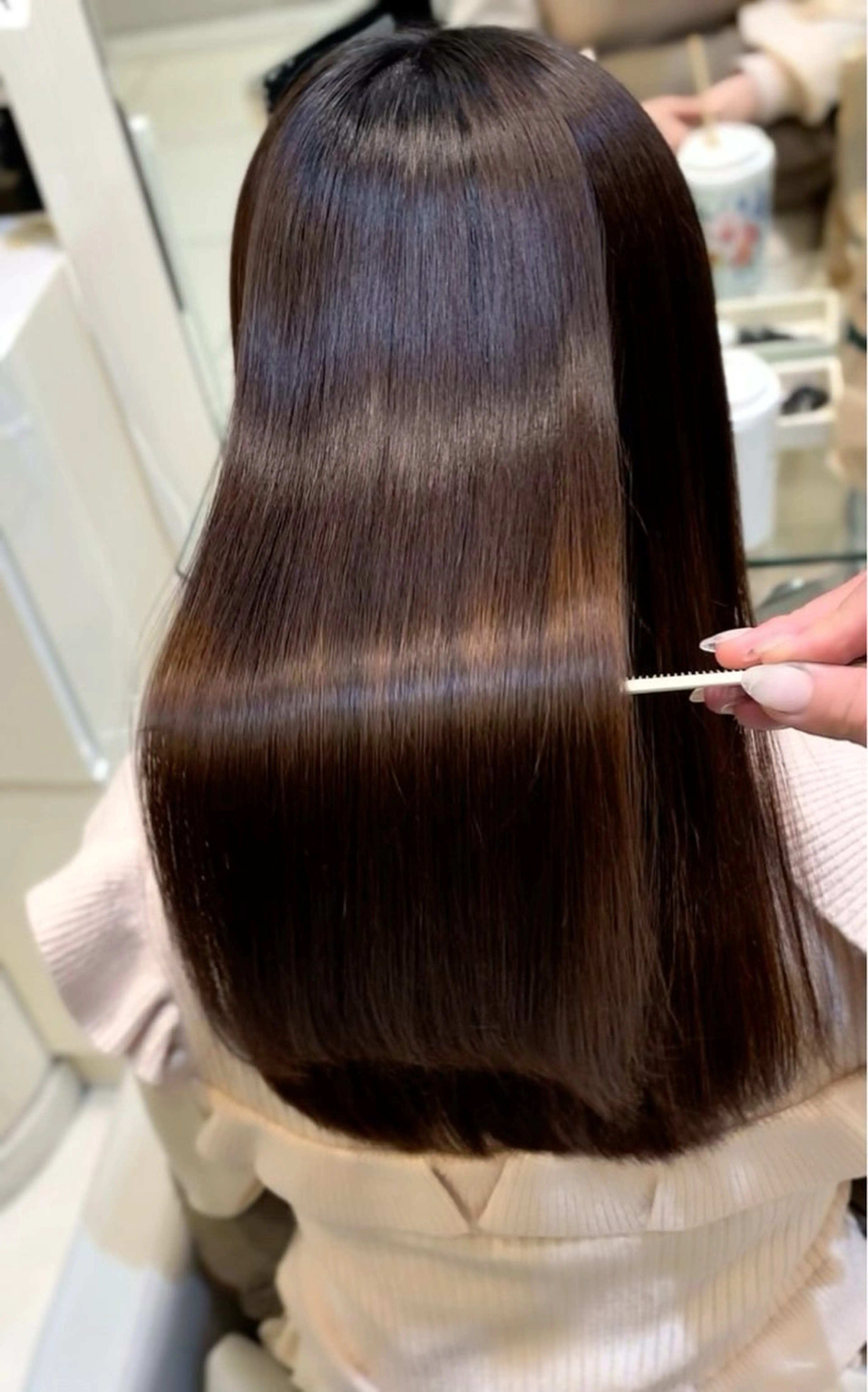 ロング パーマ Ash銀座店💜 misaのヘアスタイル