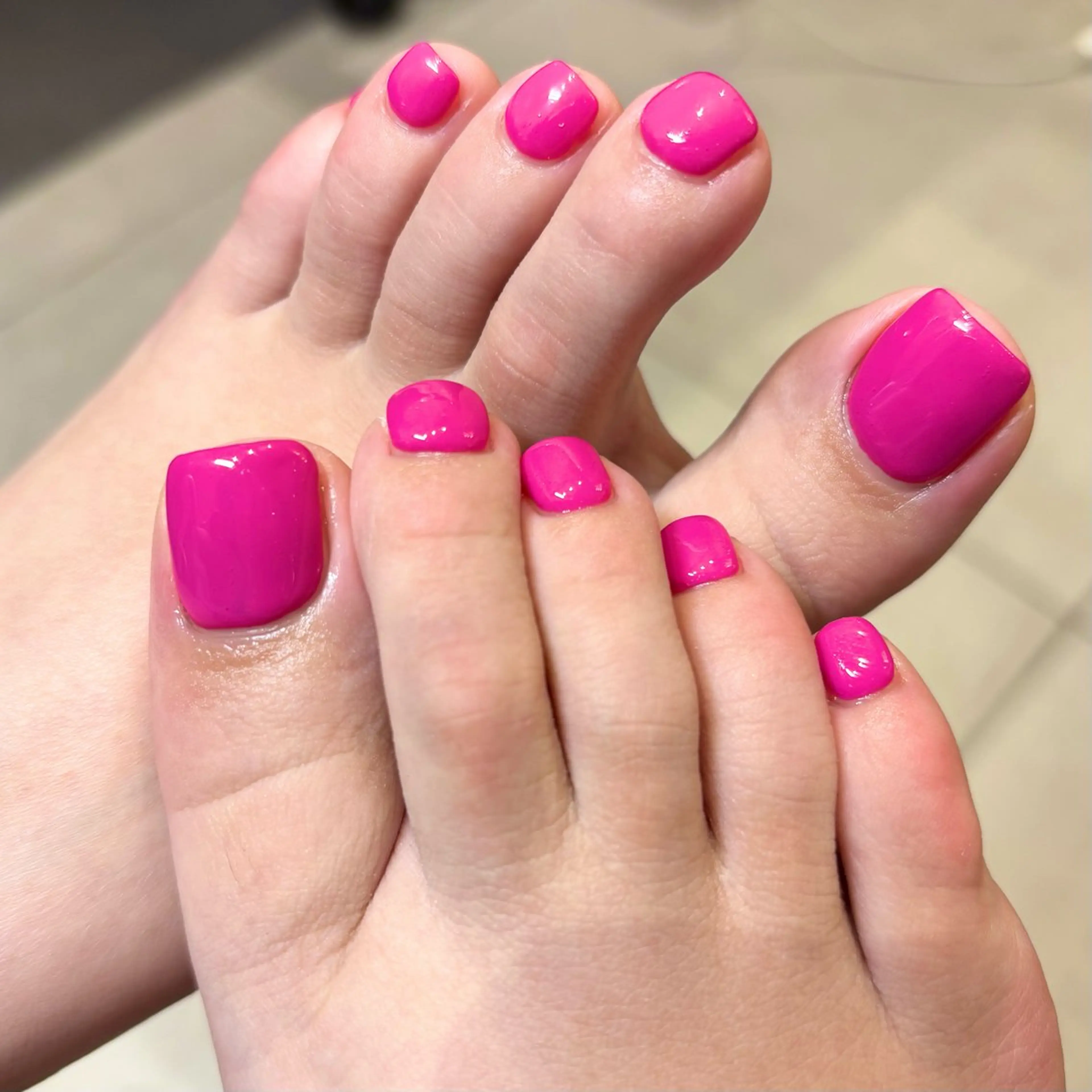 ネイル フットネイル ピンク フットネイル 荒巻 めいのネイルデザイン