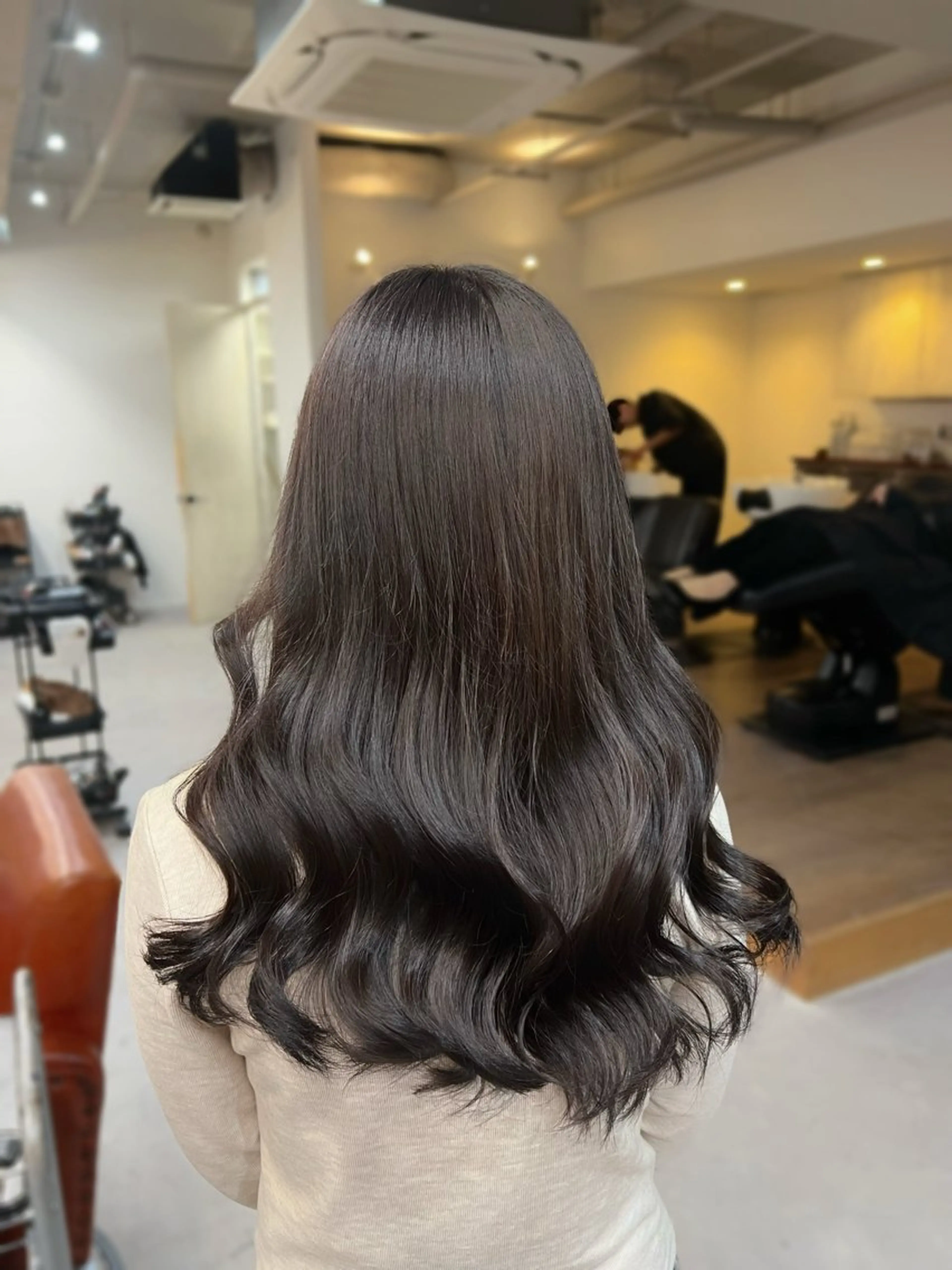 セミロング カラー ヘアアレンジ ヘアカラー Aina /カラーモデル🎨のヘアスタイル