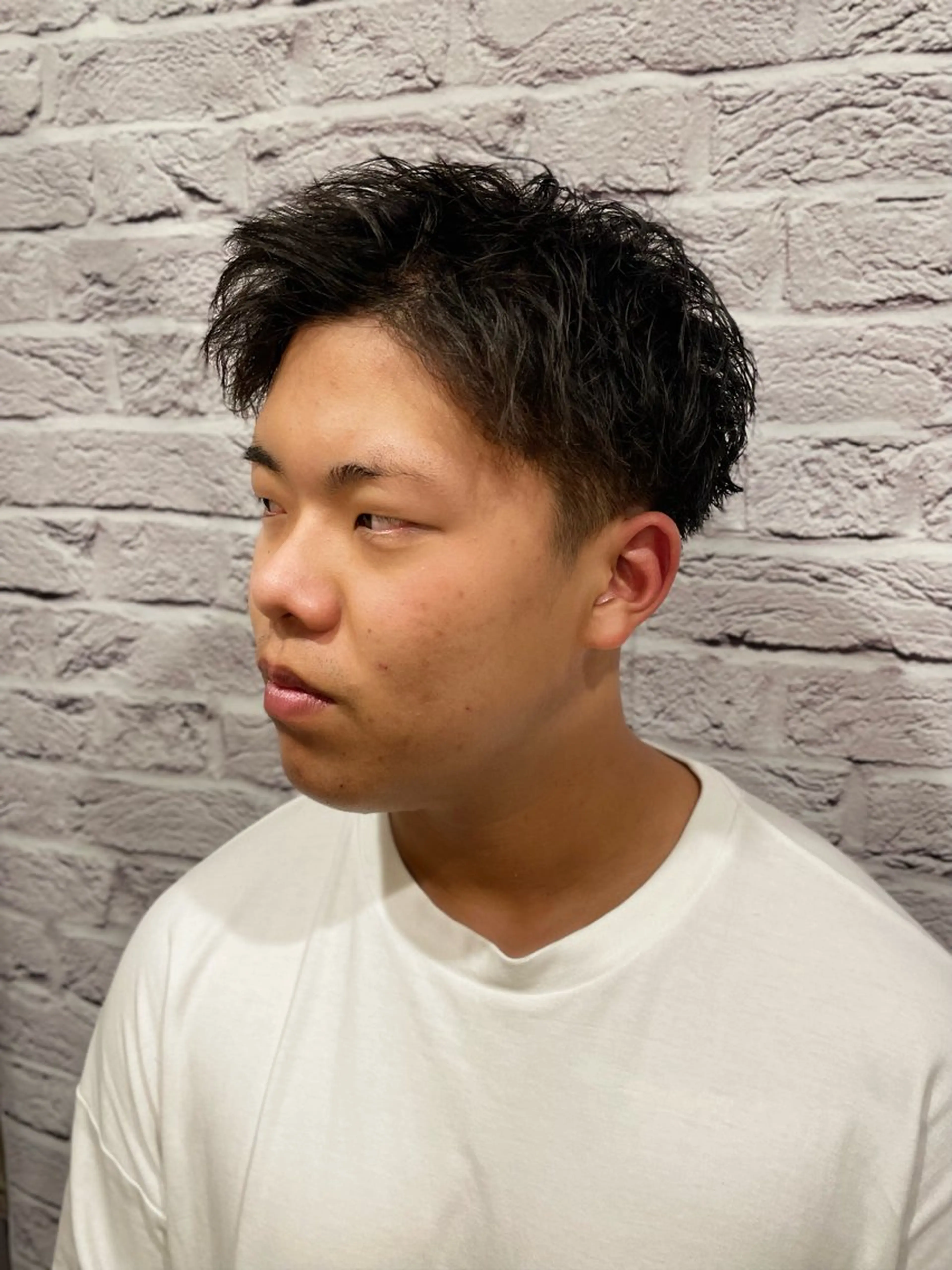 パーマ メンズ ツーブロック Graceful BarBer platinum所属・無料メンズカット💈 遠山泰輝のヘアスタイル
