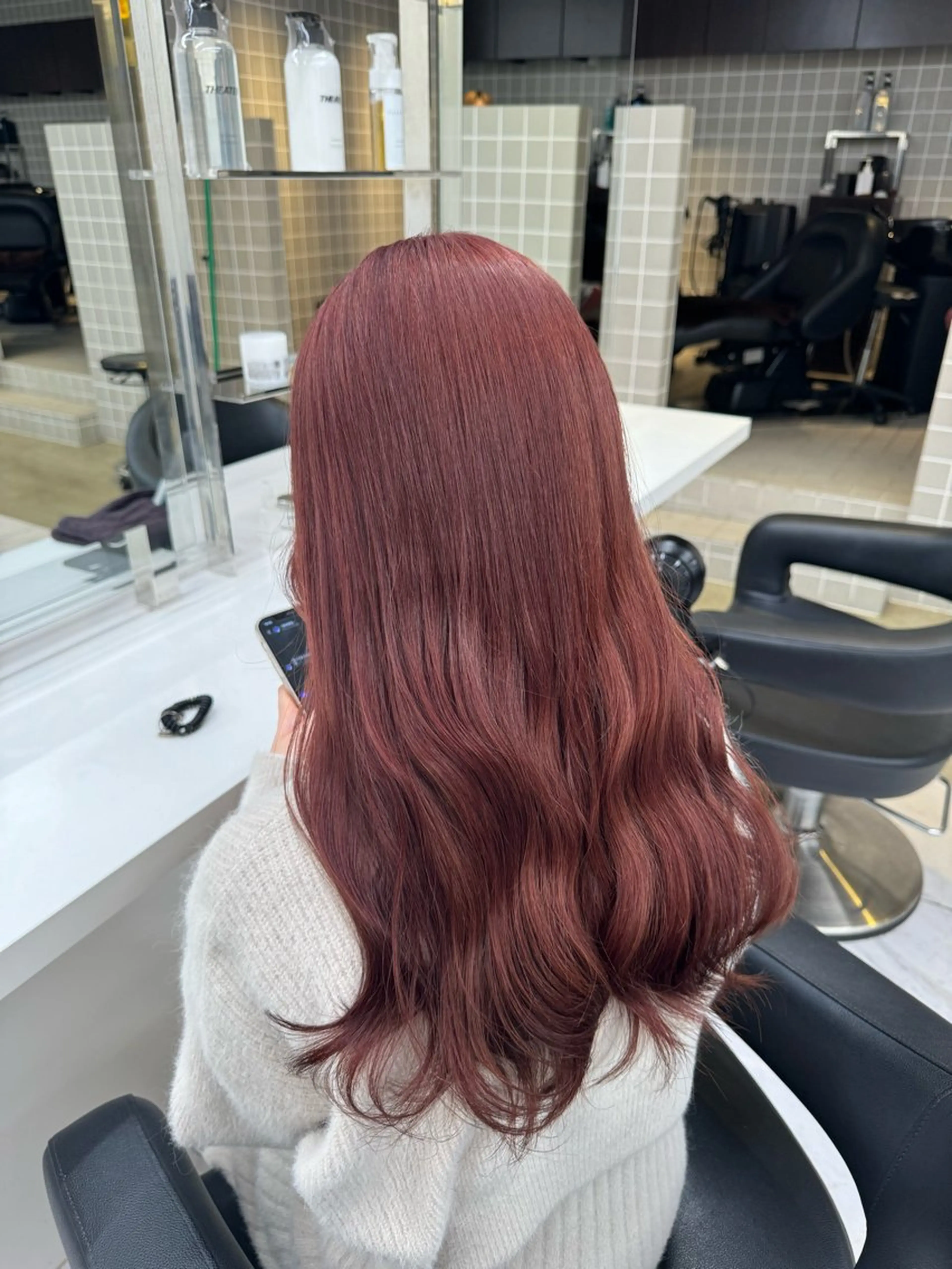 ロング カラー パーマ ヘアアレンジ メンズ キッズ 韓国系🇰🇷🩶 艶暗髪/MEIのヘアスタイル