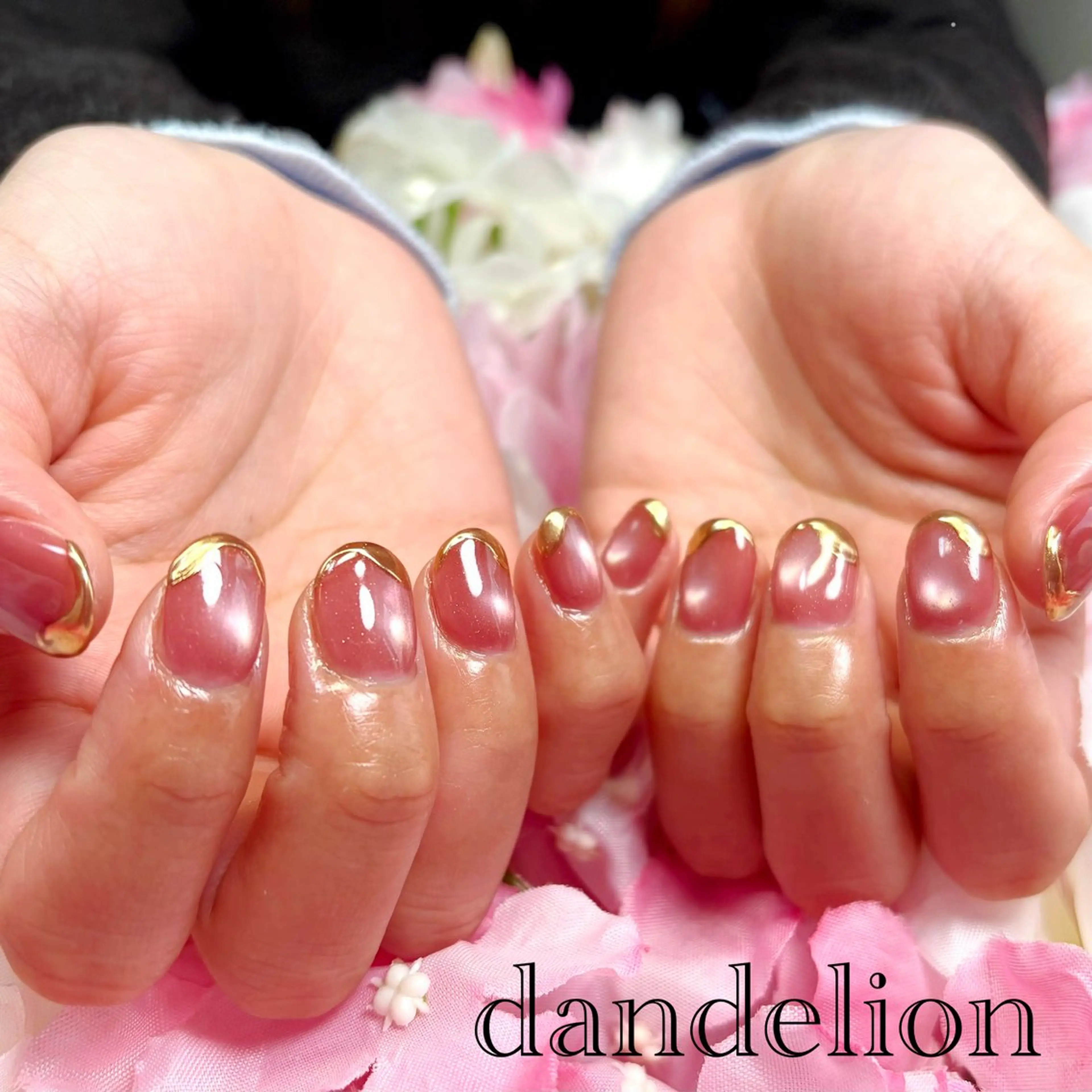 ネイル ハンドネイル ハンドケア dandelion ダンデライオンのネイルデザイン