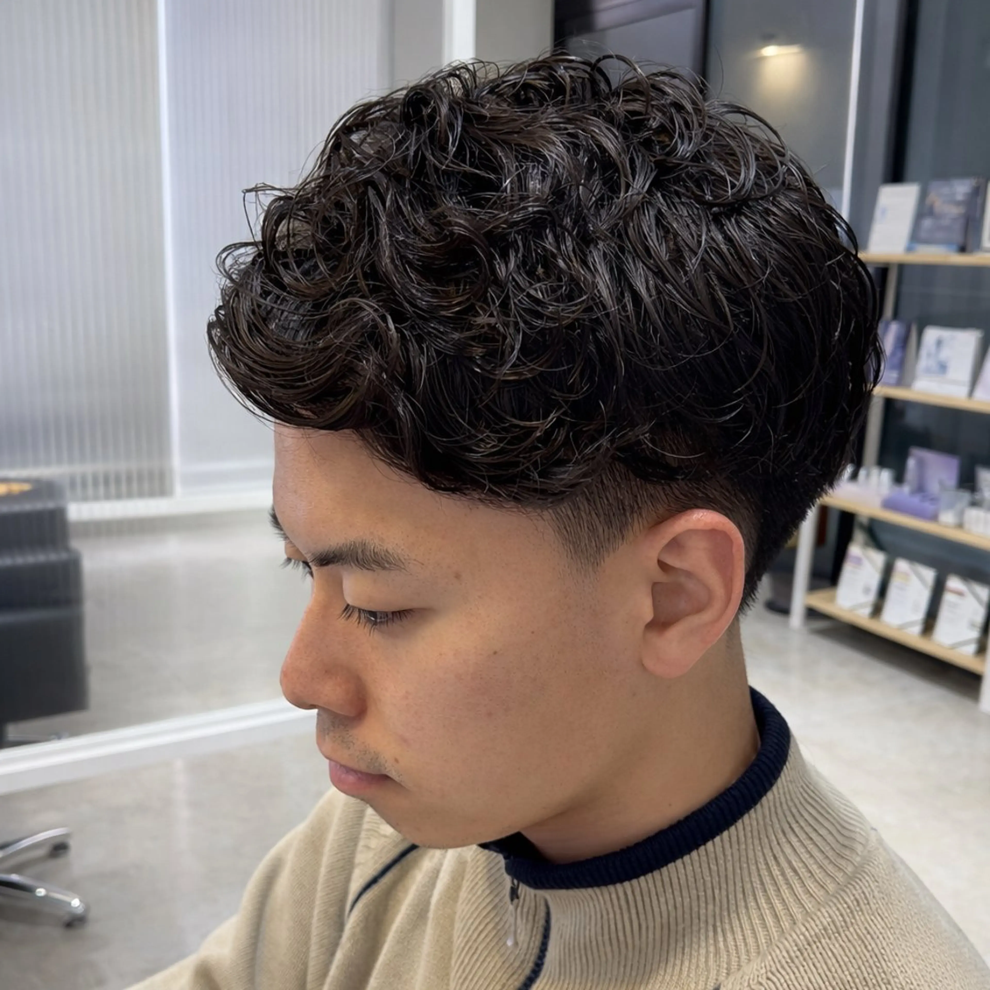 パーマ メンズ 武蔵新城/メンズ カット/HINAのヘアスタイル