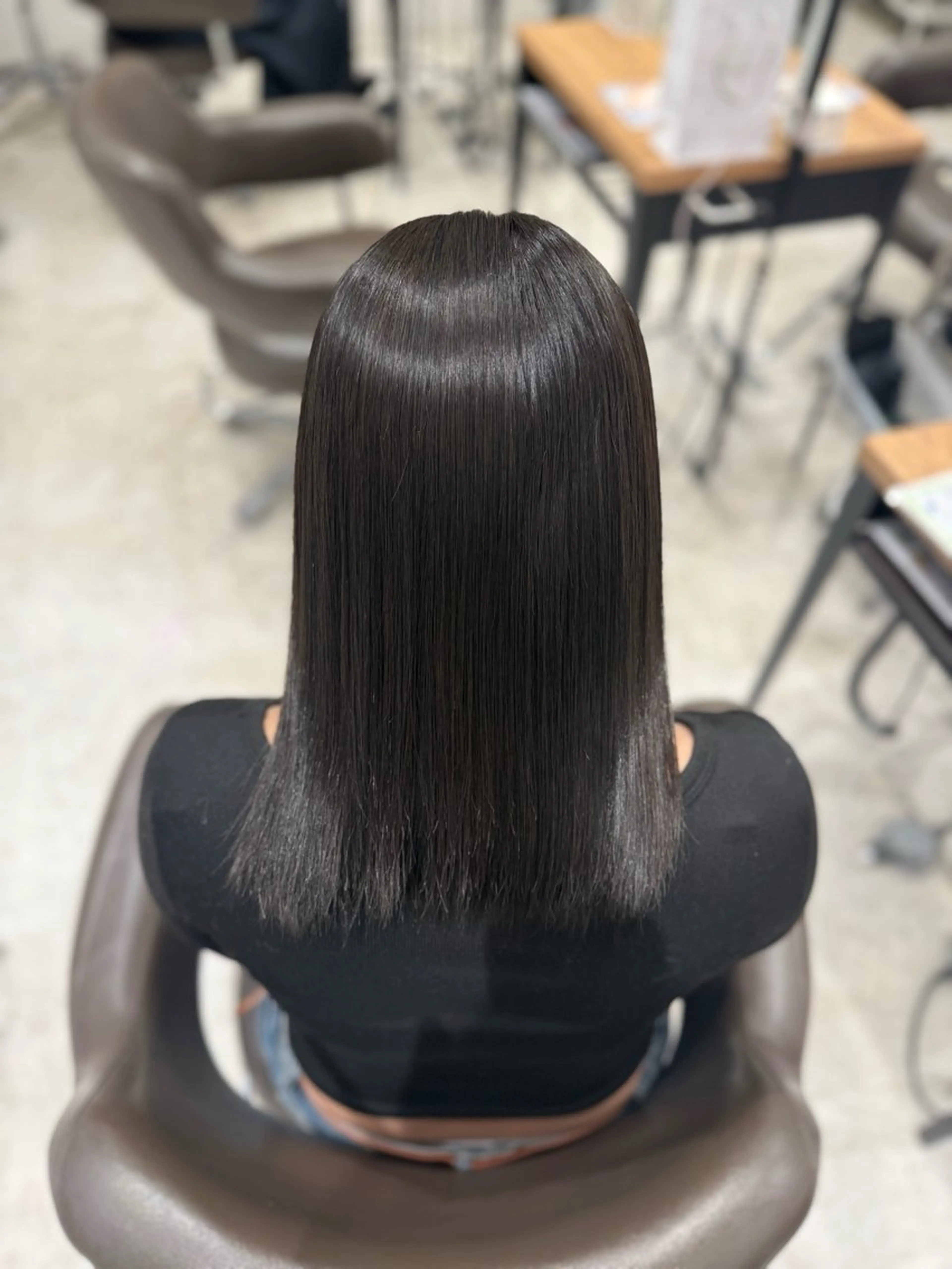 セミロング カラー ヘアカラー HRABRA ゆづきのヘアスタイル