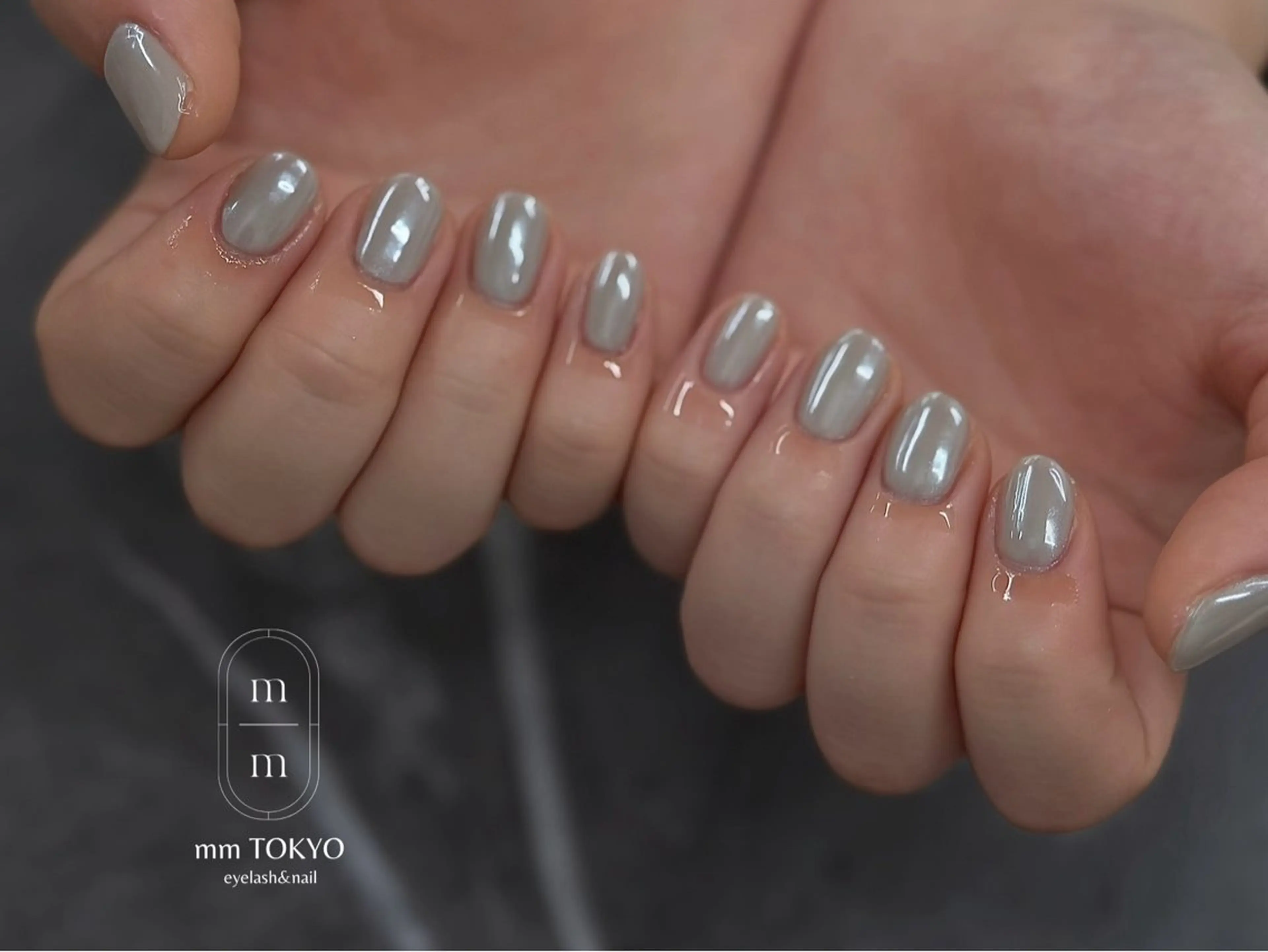 ネイル オーロラネイル ミラーネイル ハンドネイル れ かとのネイルデザイン