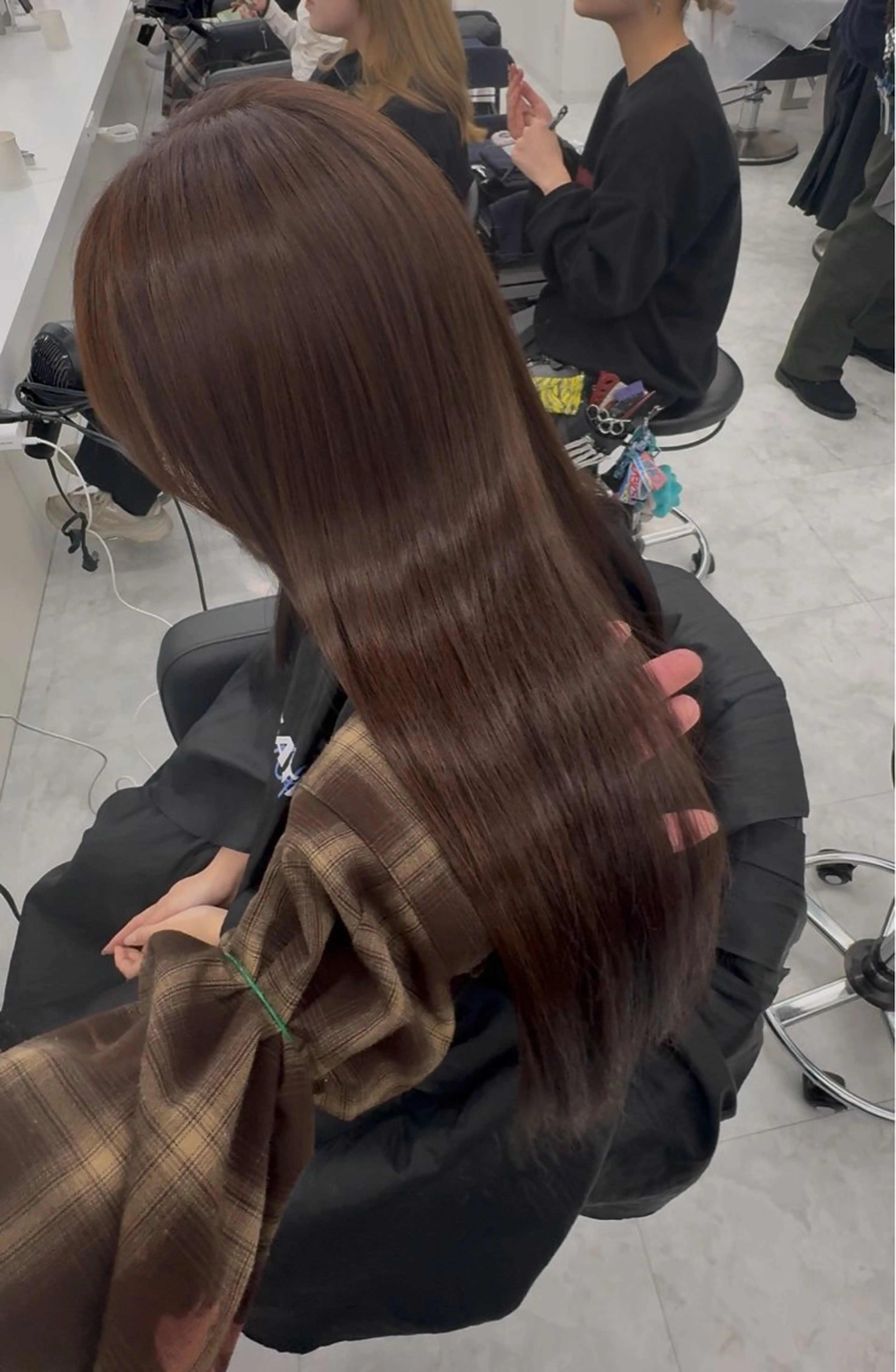 ロング カラー カット ヘアカラー トリートメント ♦️暖色/縮毛矯正/ 🫗kazuki♦️のヘアスタイル