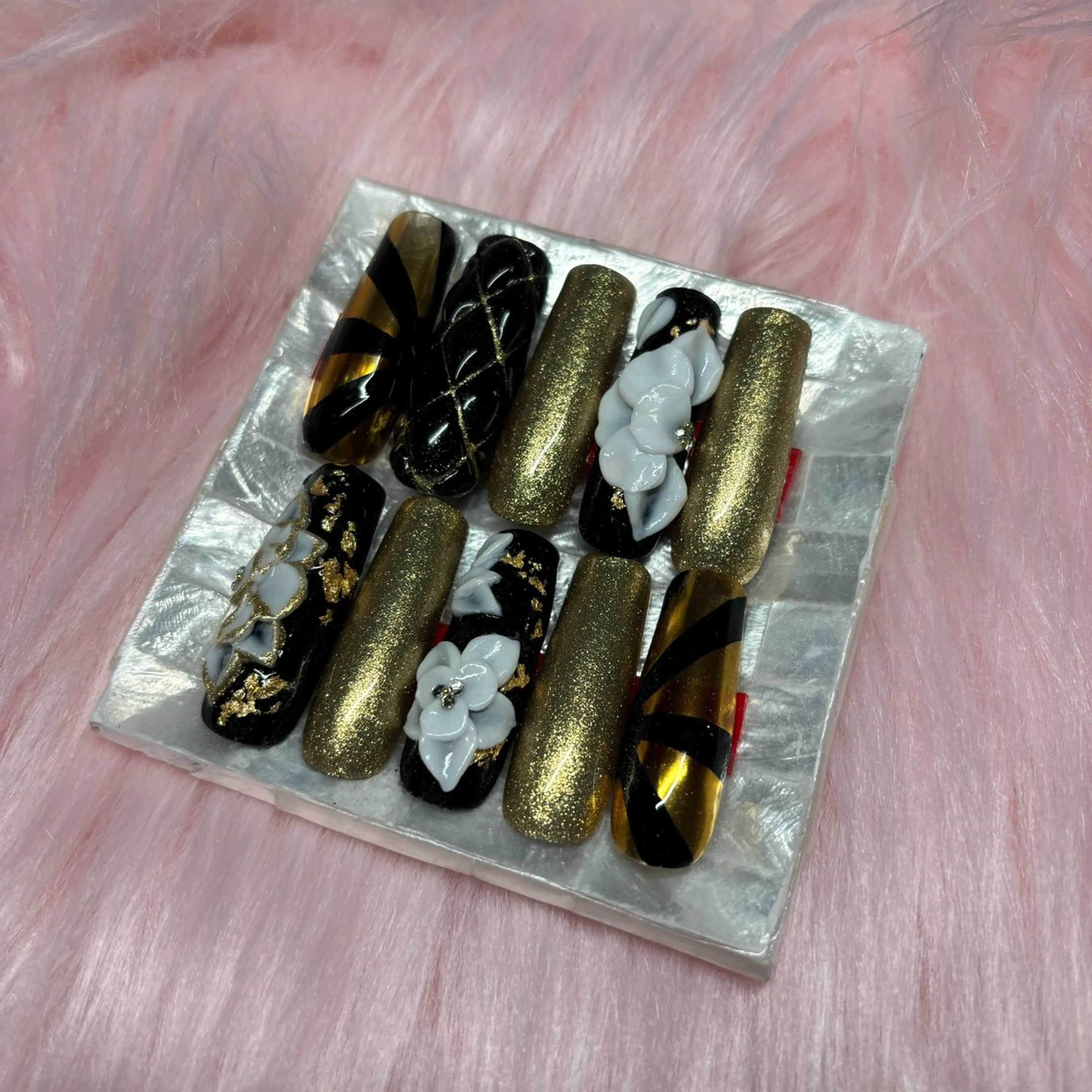 ネイル 成人式 スカルプネイル ♛BARON♛ MANAのネイルデザイン