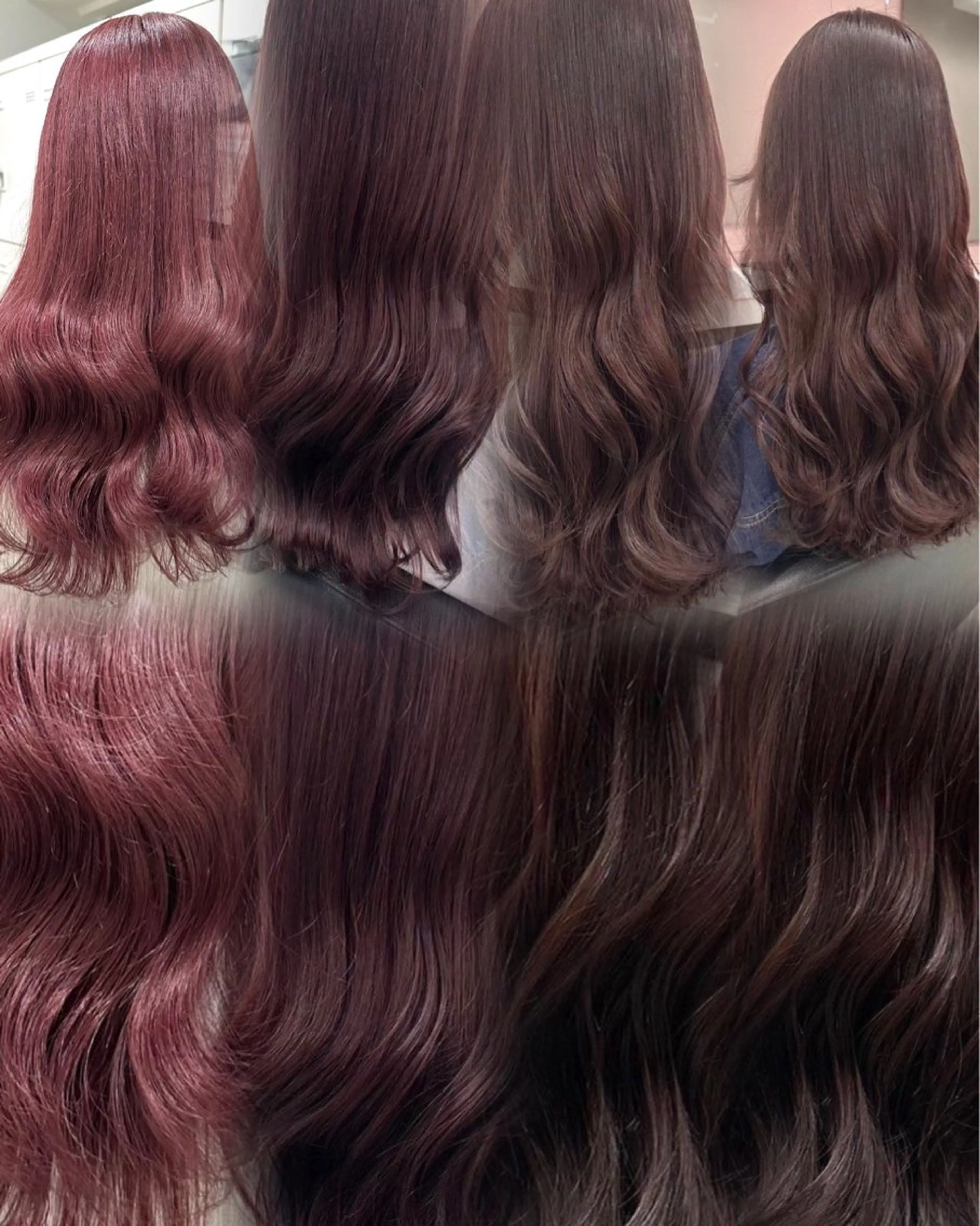 ロング ヘアカラー トリートメント 透明感×暖色カラー 𝐘𝐮𝐤𝐚🍒のヘアスタイル