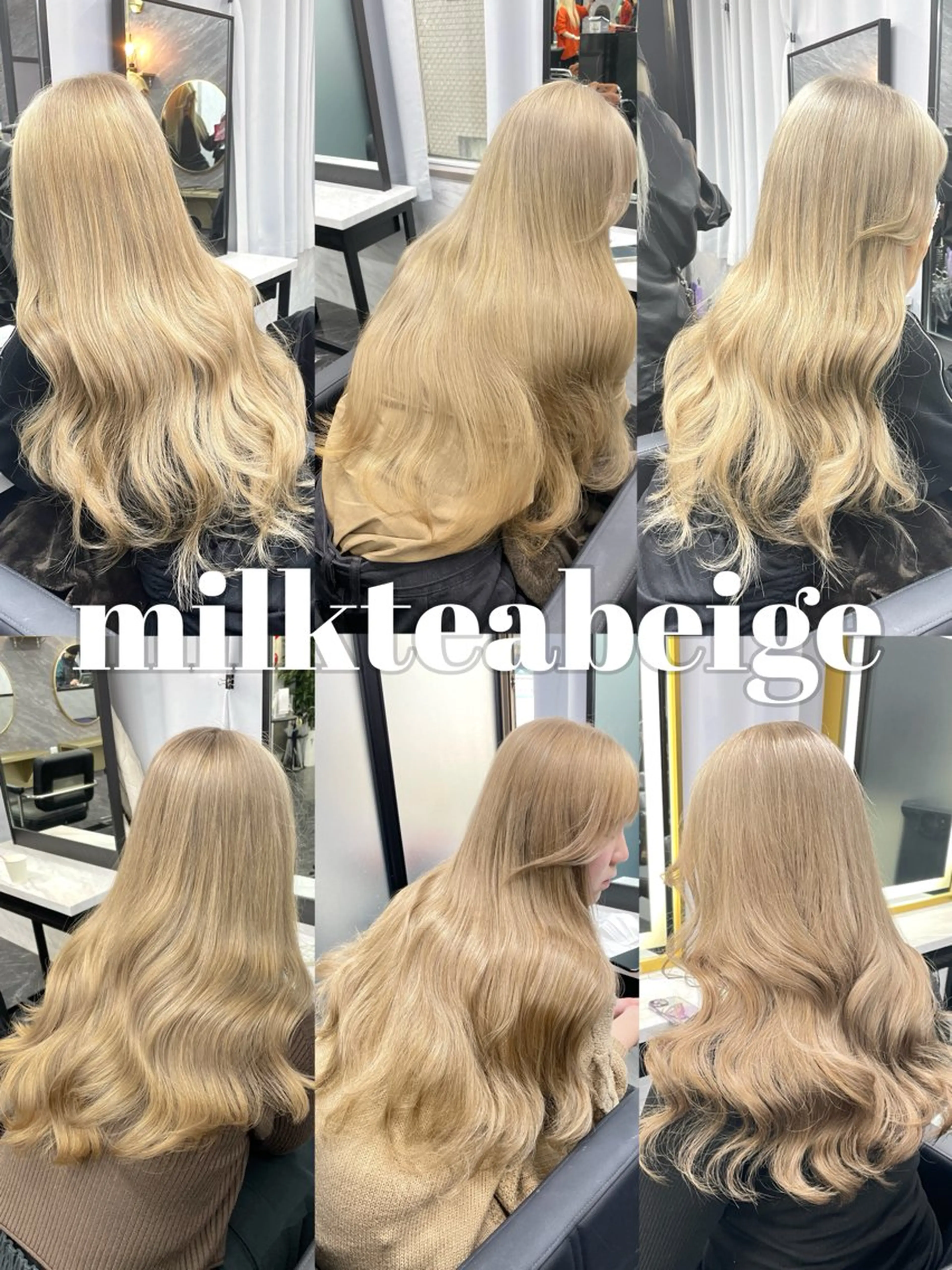 ロング カラー カット ヘアカラー トリートメント エクステ🩵ブリーチ 韓国ヘア🩵KAEのヘアスタイル