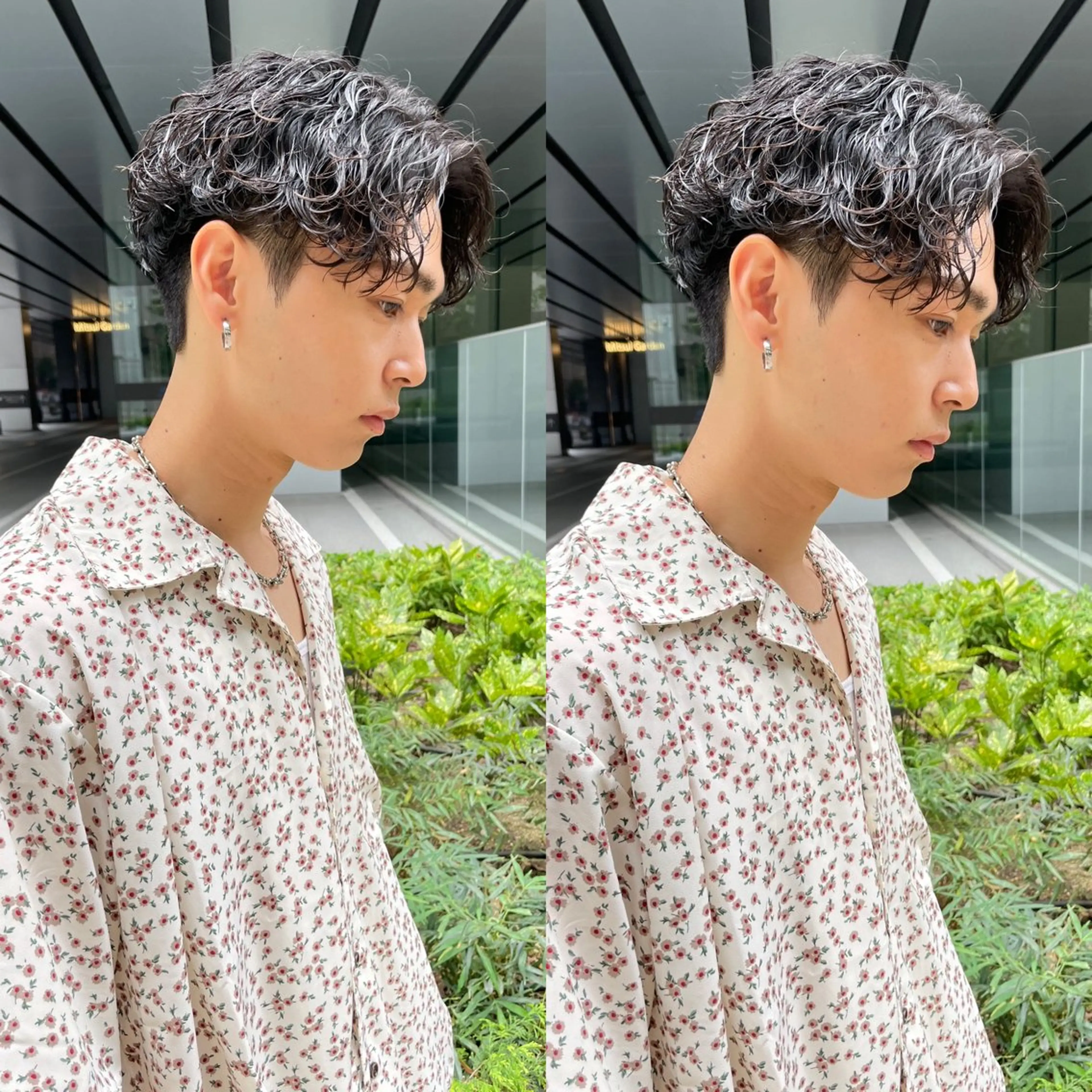 ショート カラー パーマ ヘアアレンジ メンズ カット パーマ トリートメント ヘアセット 亀井隆汰/メンズ専門 パーマ特化美容師のヘアスタイル