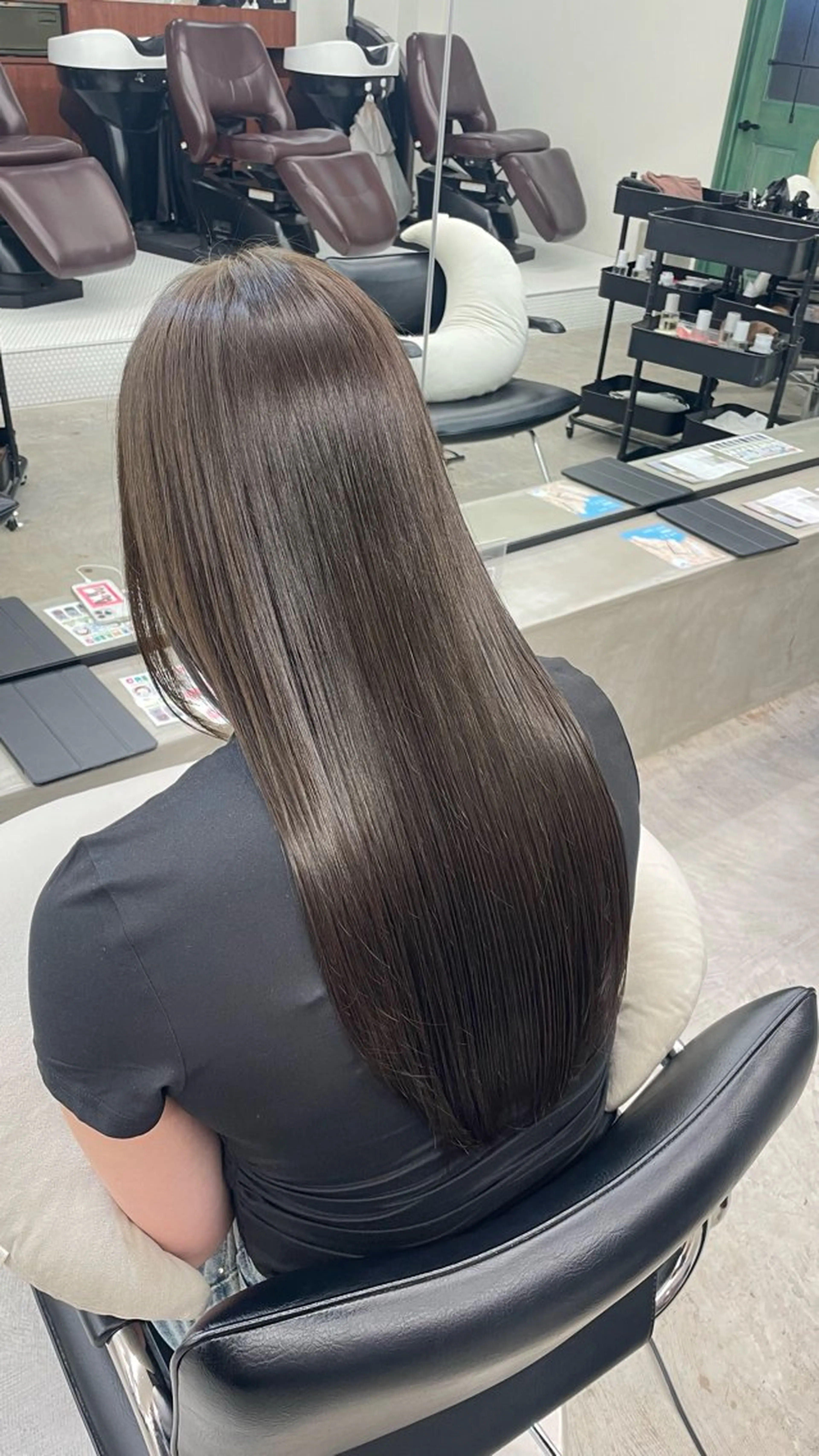 ロング ヘアカラー トリートメント 🌙透明感カラー ×カット リナ🌙のヘアスタイル