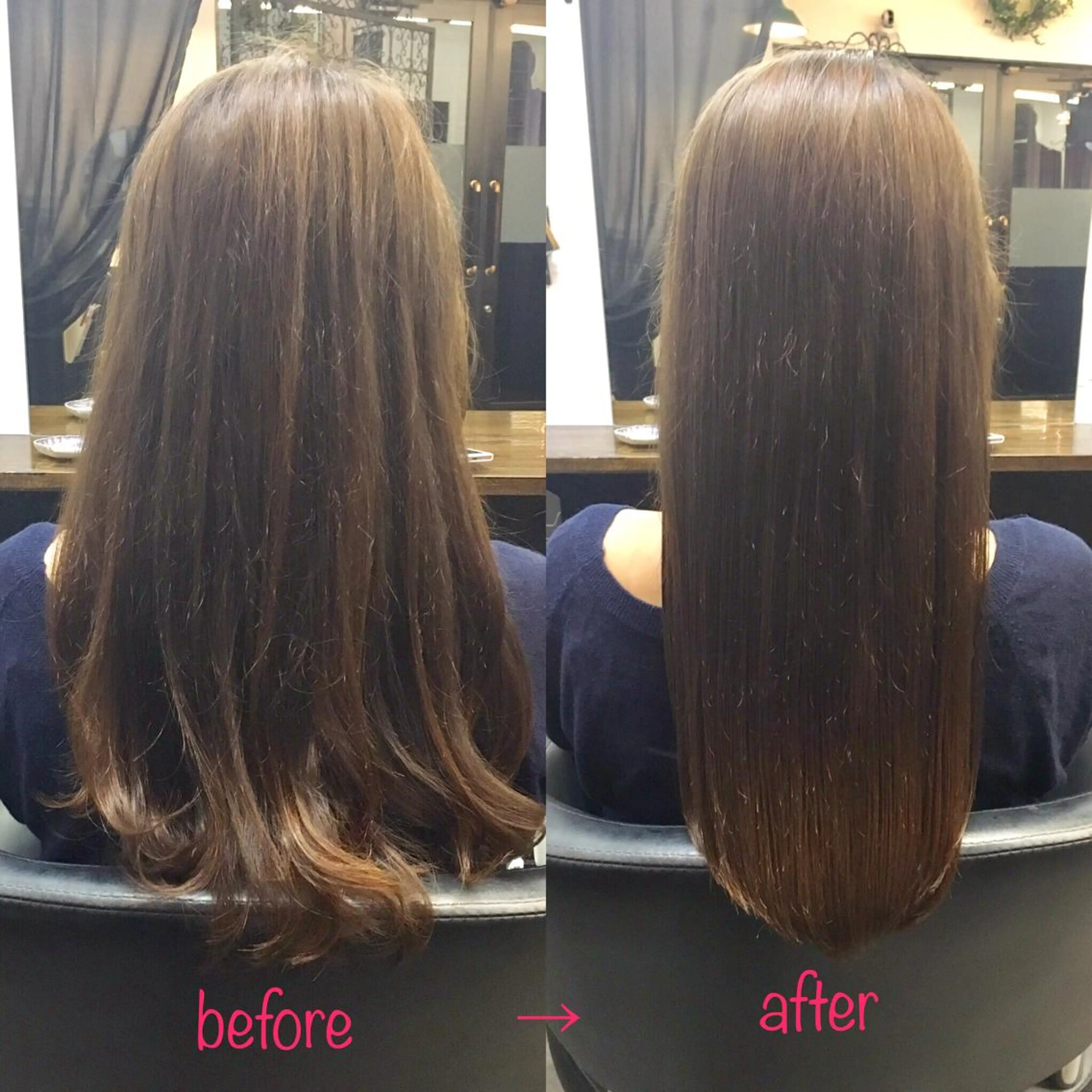 ロング トリートメント 縮毛矯正&髪質改善 MAILHAIRのヘアスタイル