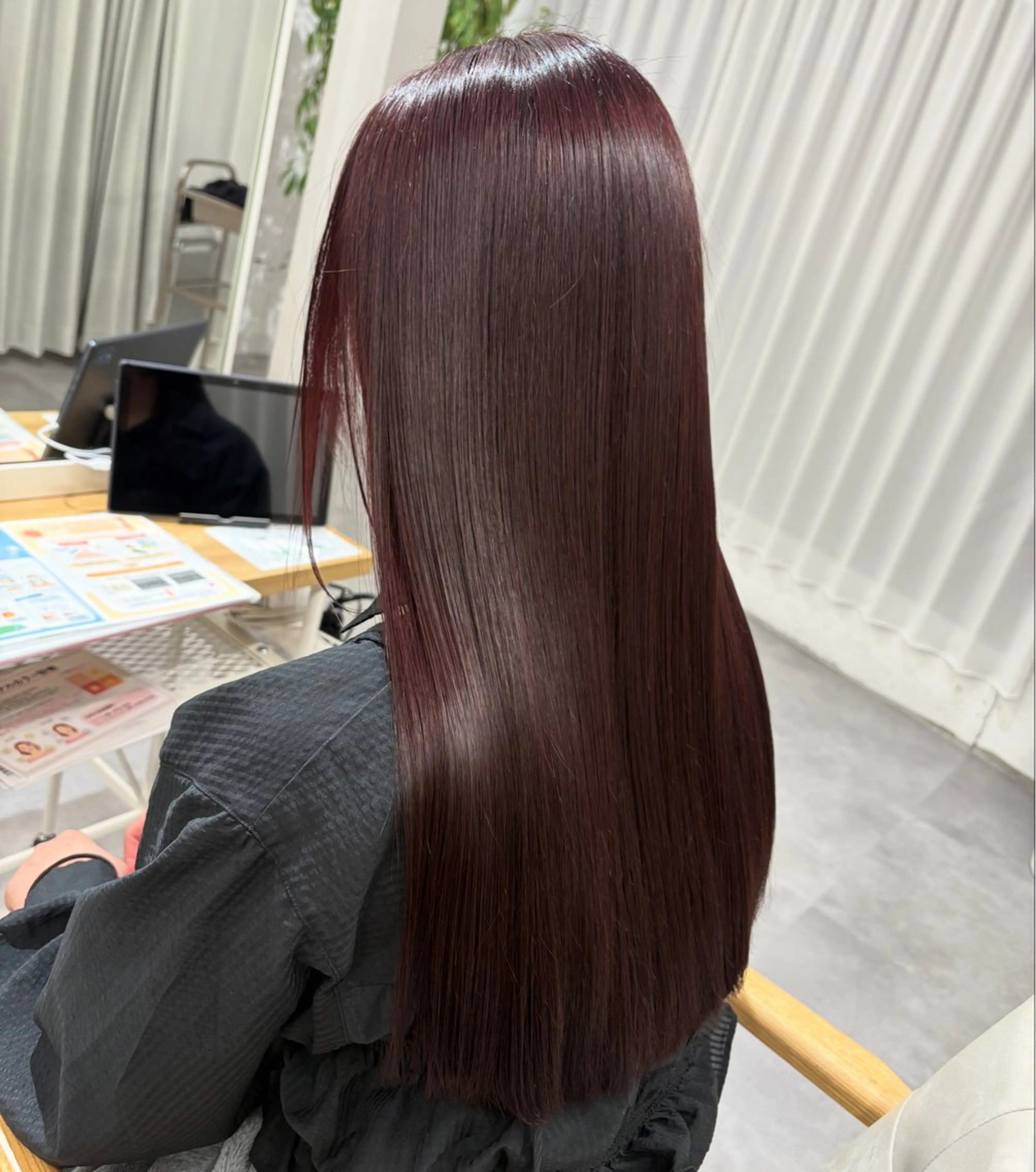 ロング カット ヘアカラー トリートメント ヘッドスパ 骨格、カラー診断士 ✂️淡中円花のヘアスタイル