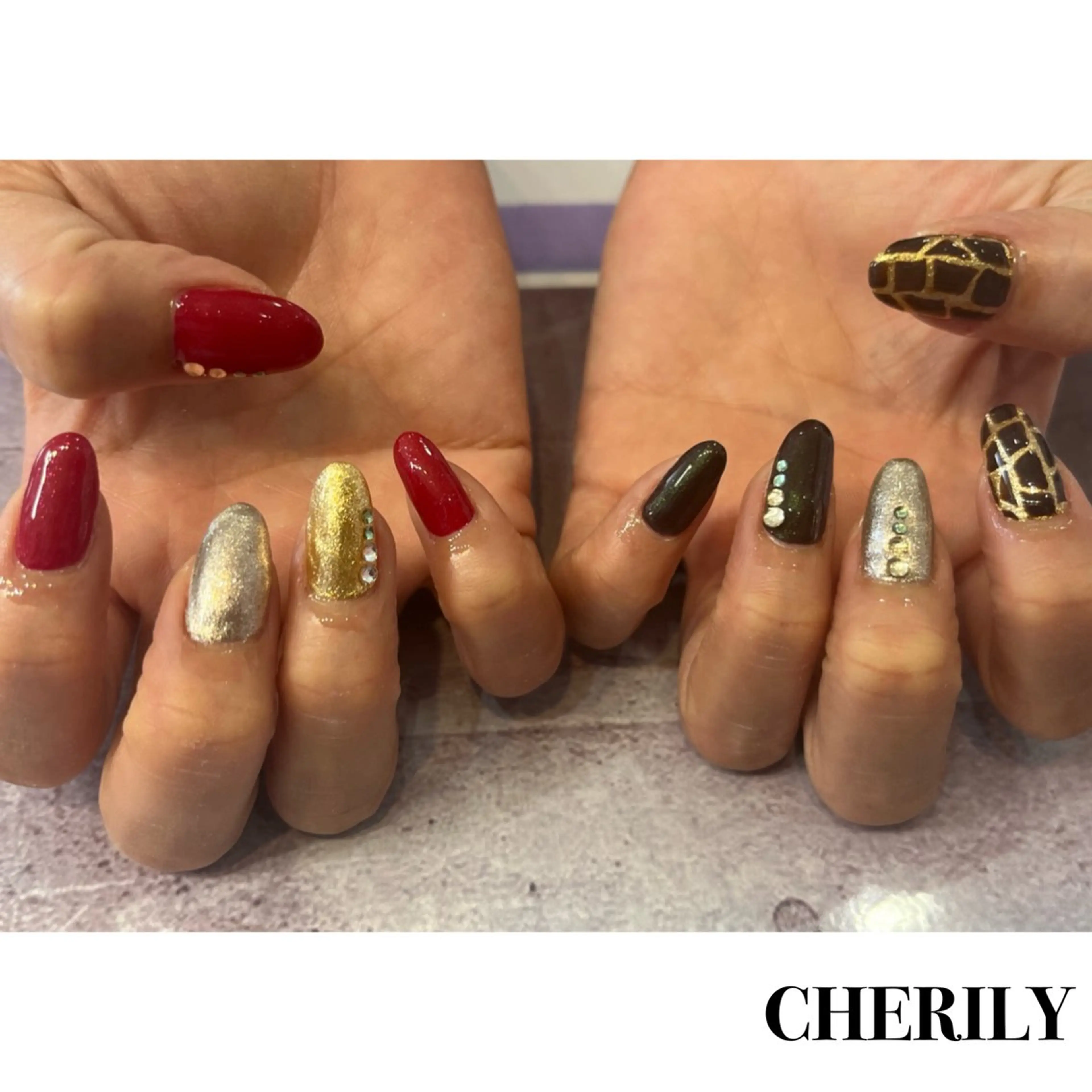 ネイル ハンドネイル CHERILY SAKURAのネイルデザイン
