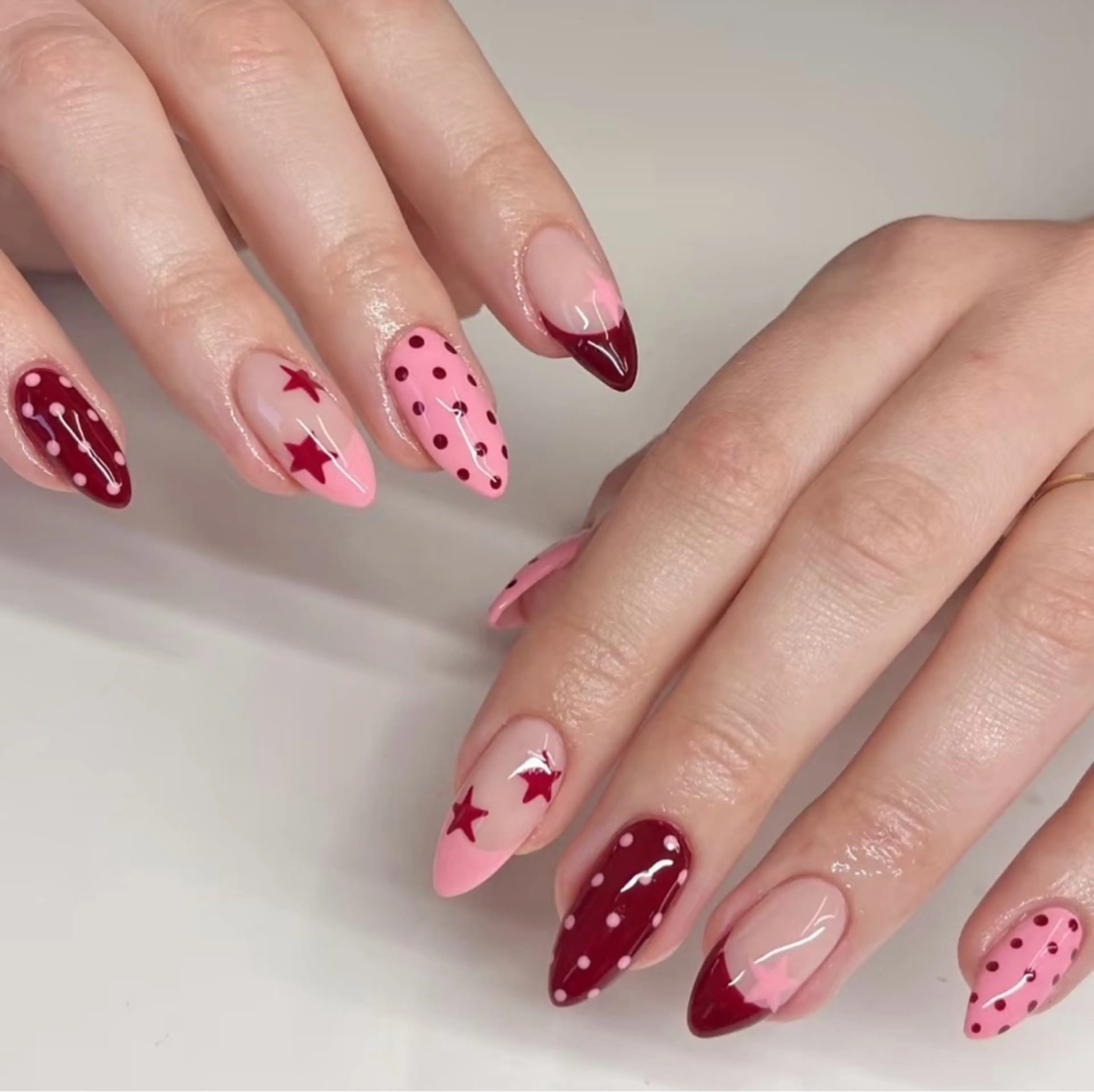 ネイル オーロラネイル ブルー チークネイル フットネイル フレンチネイル ハンドネイル ╹◡╹Mimoミモ Eye&Nailのマツエク・マツパデザイン