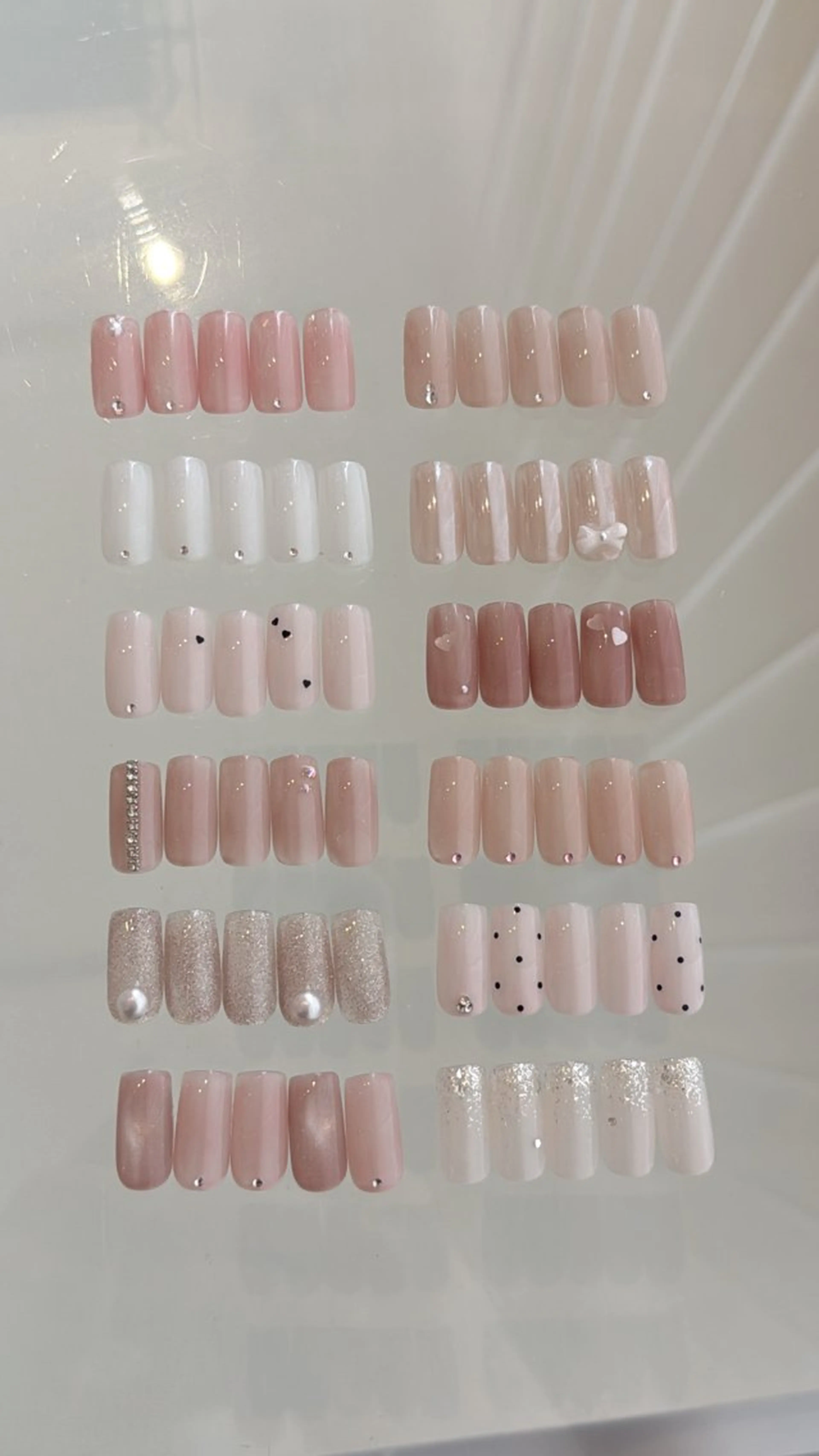 ネイル ガーリー Luludi 桜花のネイルデザイン