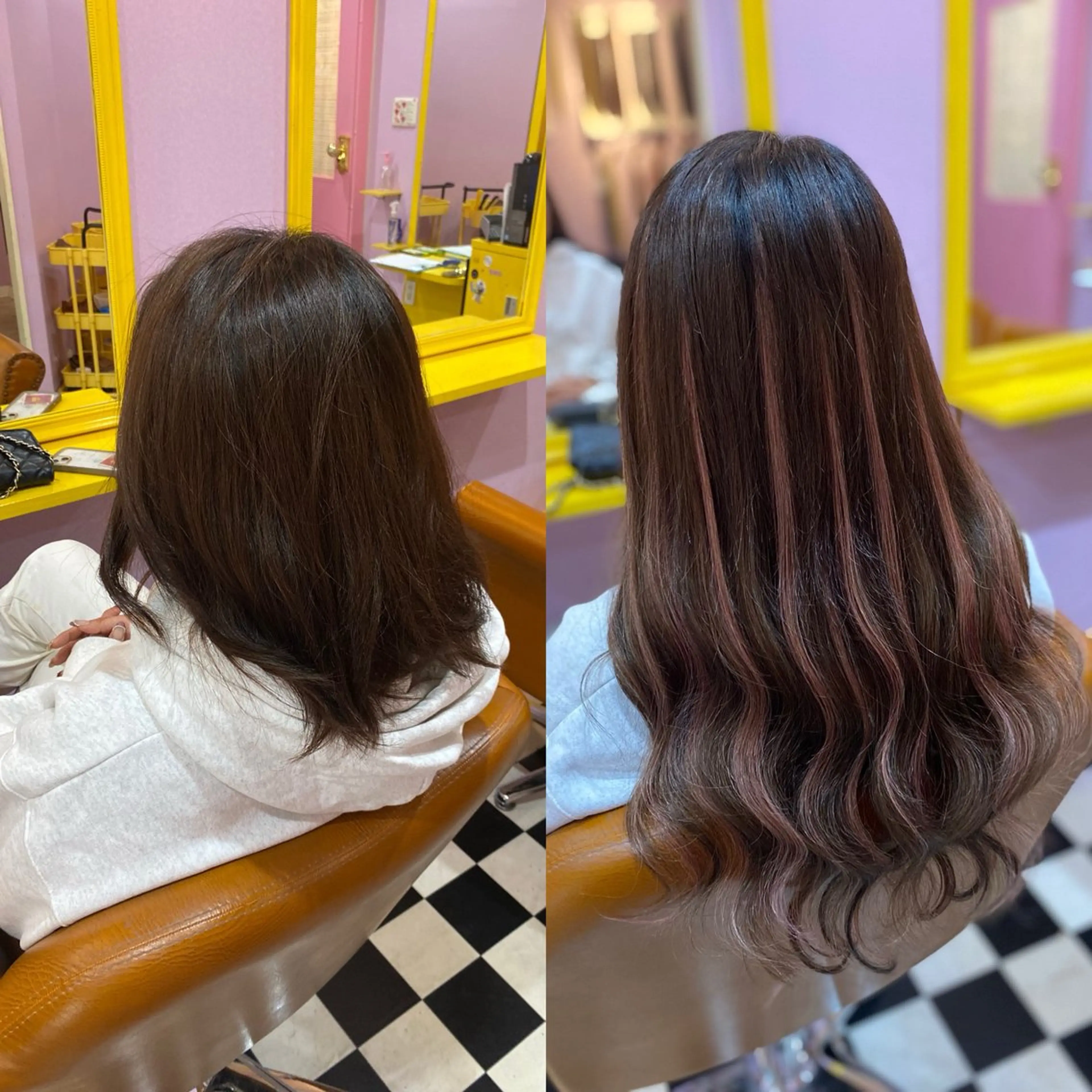 ミディアム チビ編み込みエクステ どぅ〜す/YUIのヘアスタイル