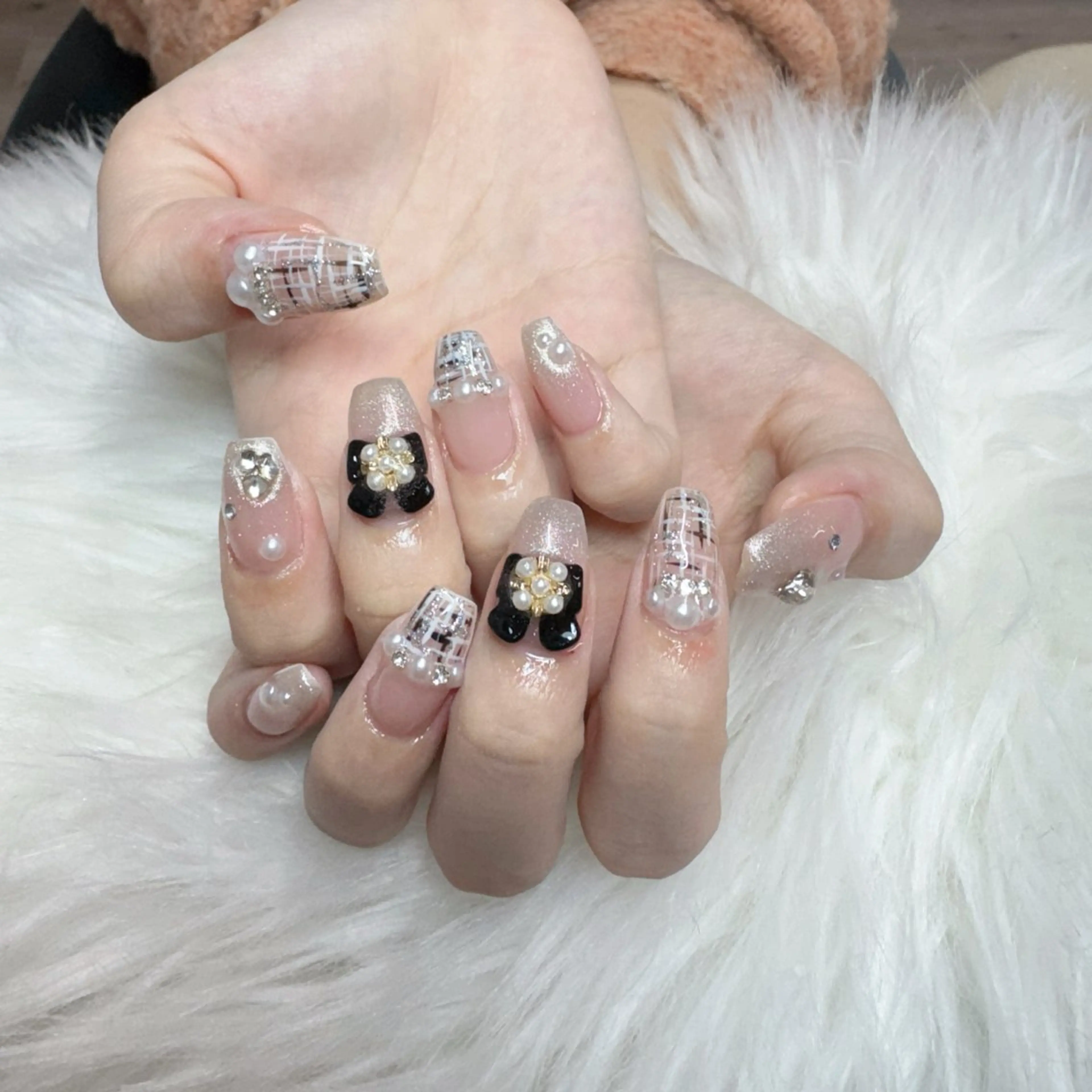 ネイル ハンドネイル 🎀nana🫧 ワンホンネイル🎀のネイルデザイン