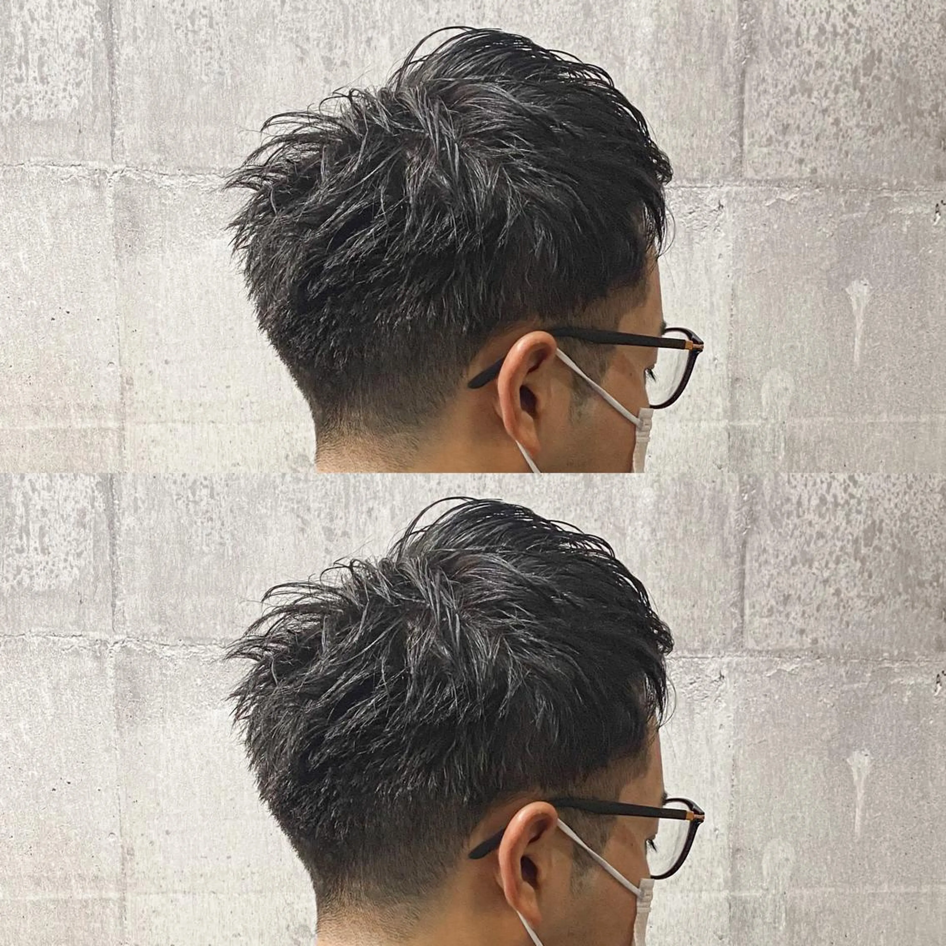 ショート カラー メンズ 高橋 宏輔のヘアスタイル