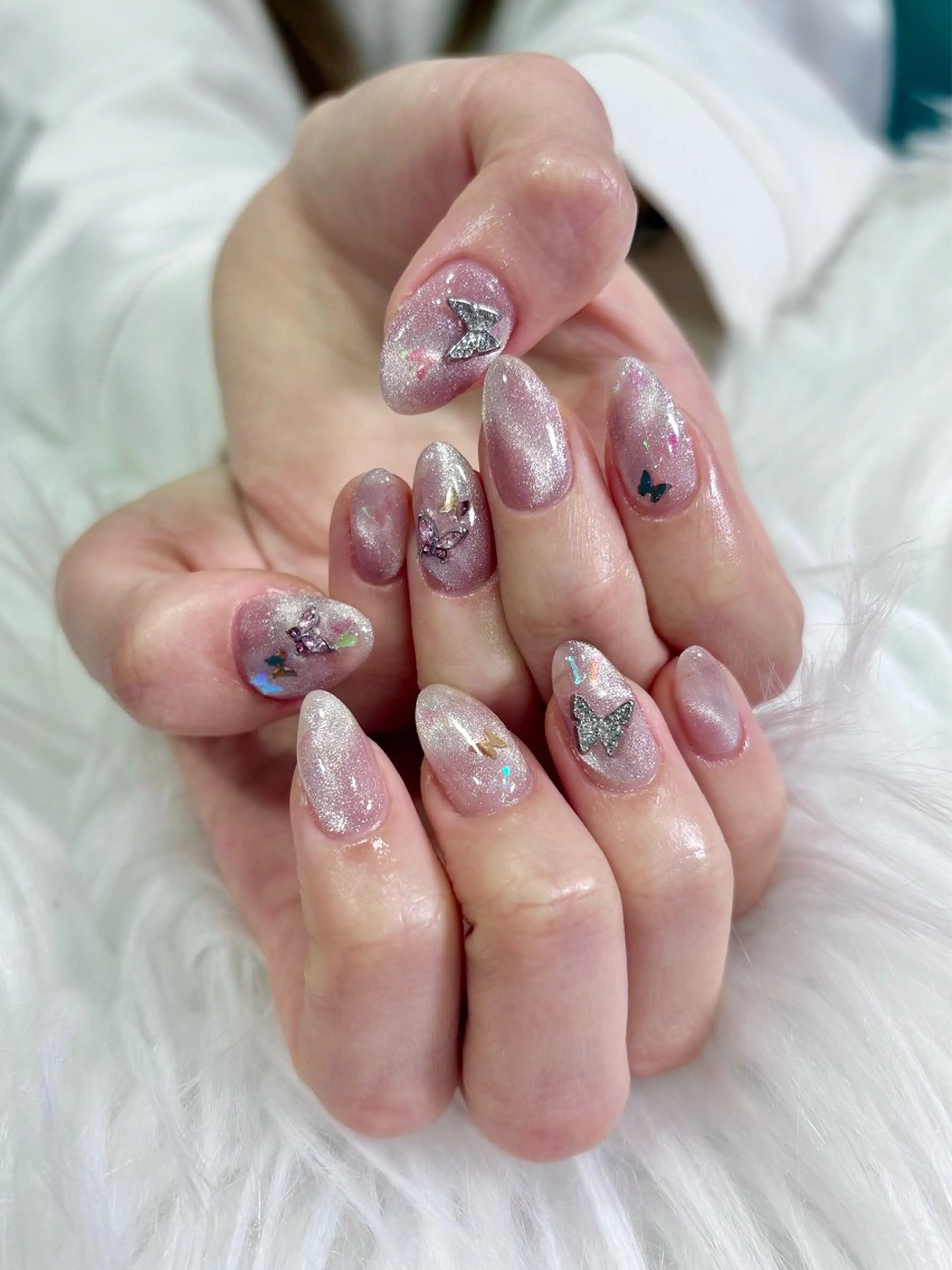 ネイル マグネットネイル ハンドネイル haac nailsのネイルデザイン