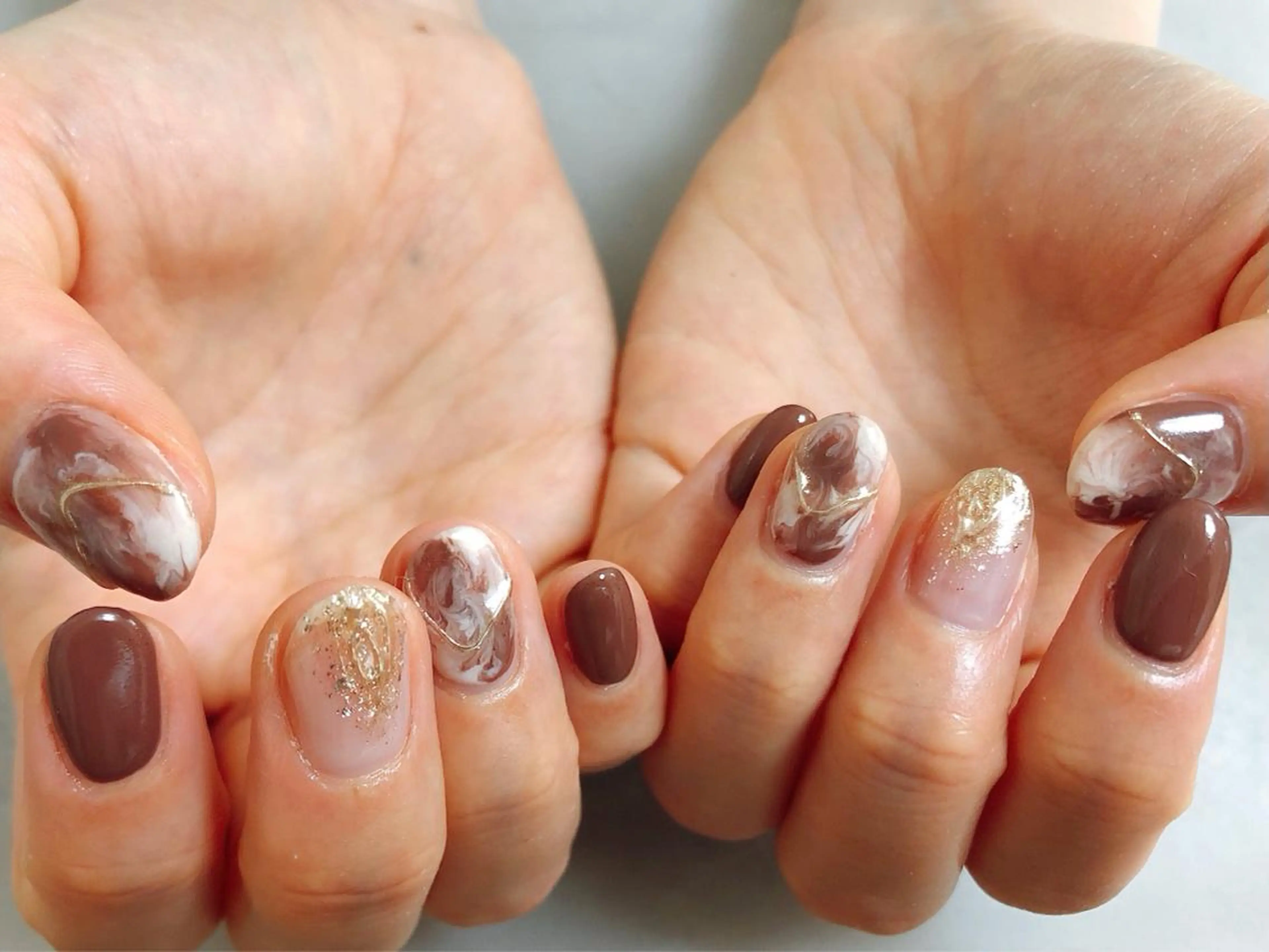 ネイル 大理石ネイル(マーブル) kiki nail &brow二子玉川の眉毛・アイブロウイメージ