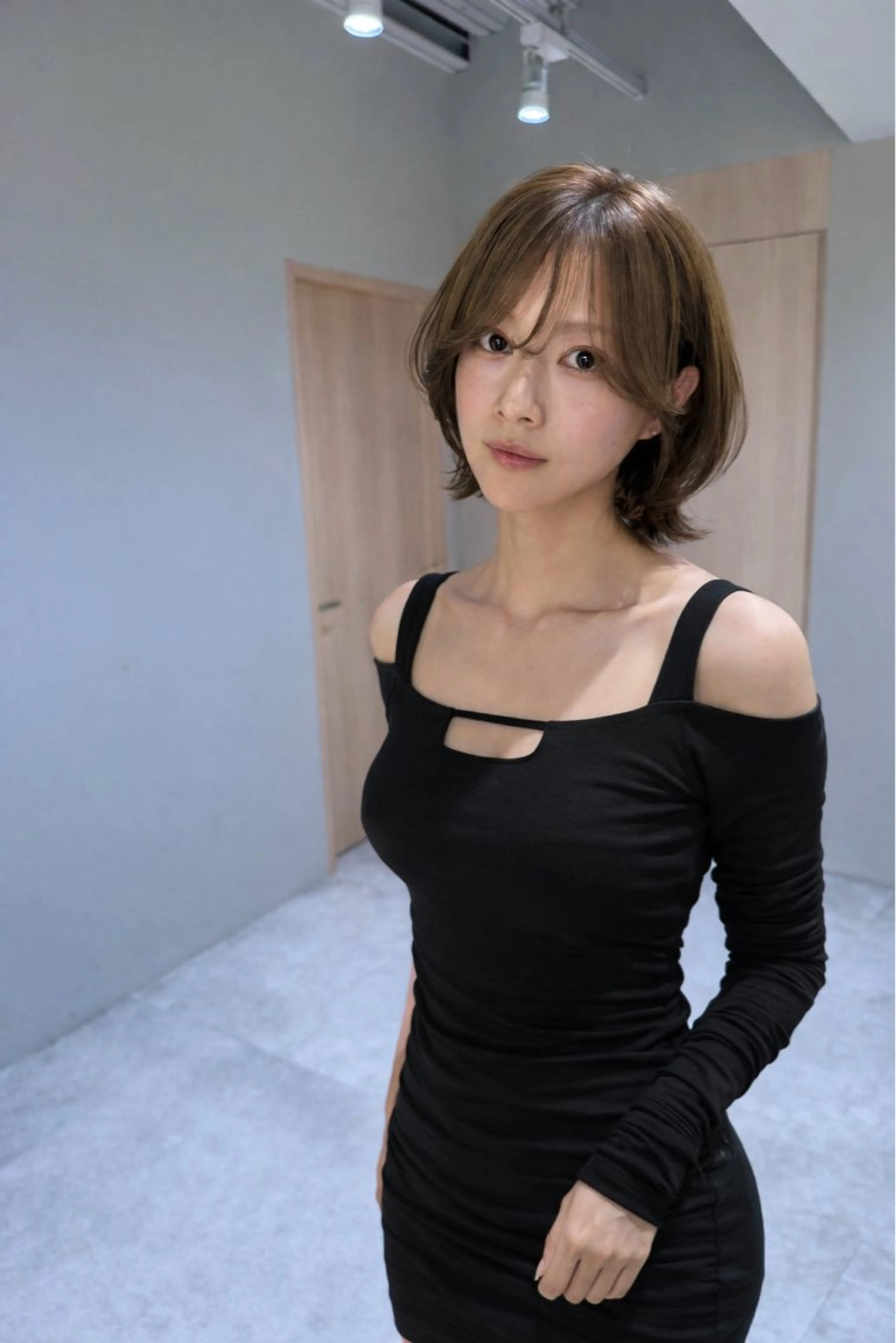 ショート カット 縮毛矯正 トリートメント じょー／ボブ カット/白髪ぼかしのヘアスタイル