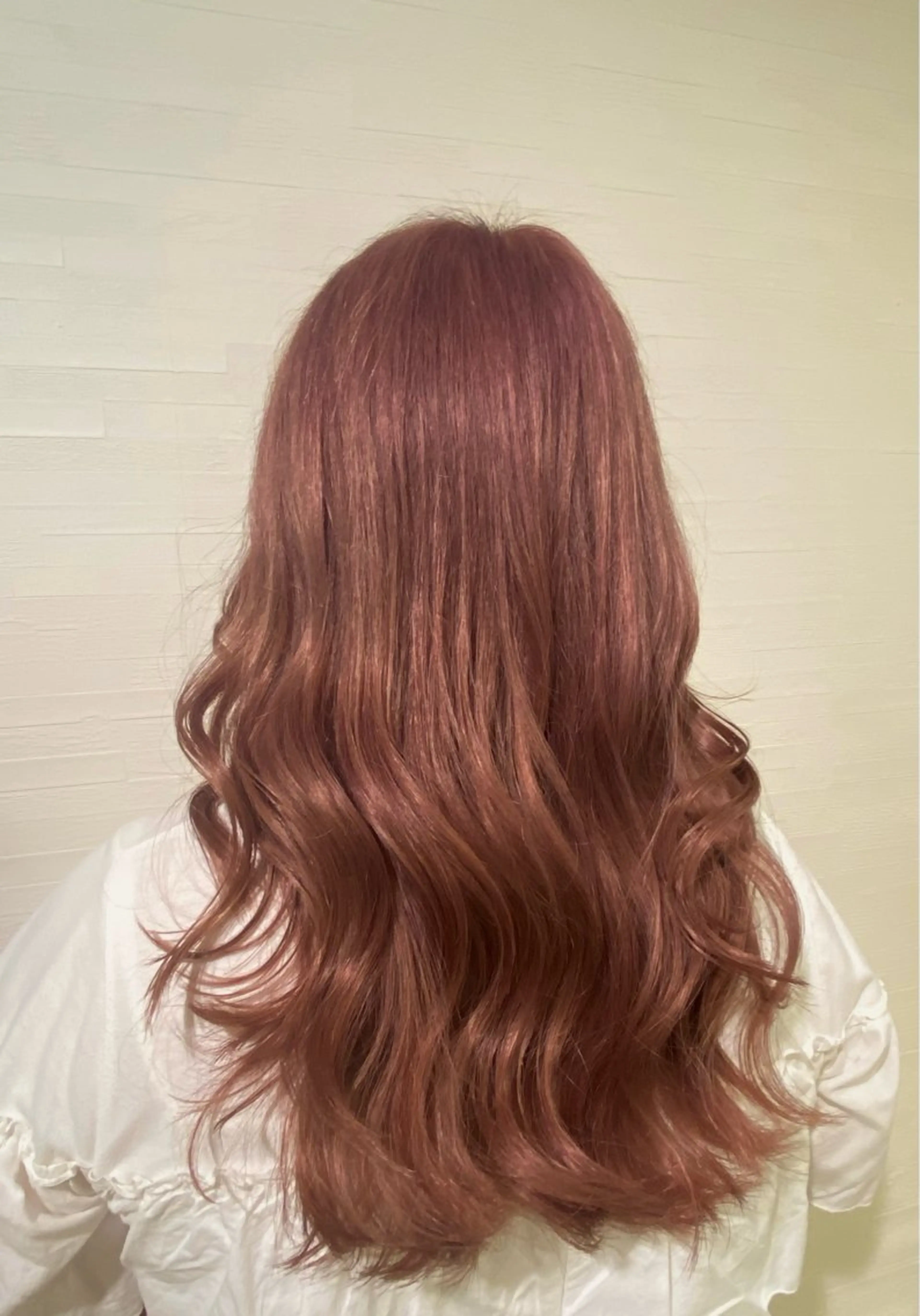 ロング ピンクブラウン ☺︎ Misaki☺︎のヘアスタイル