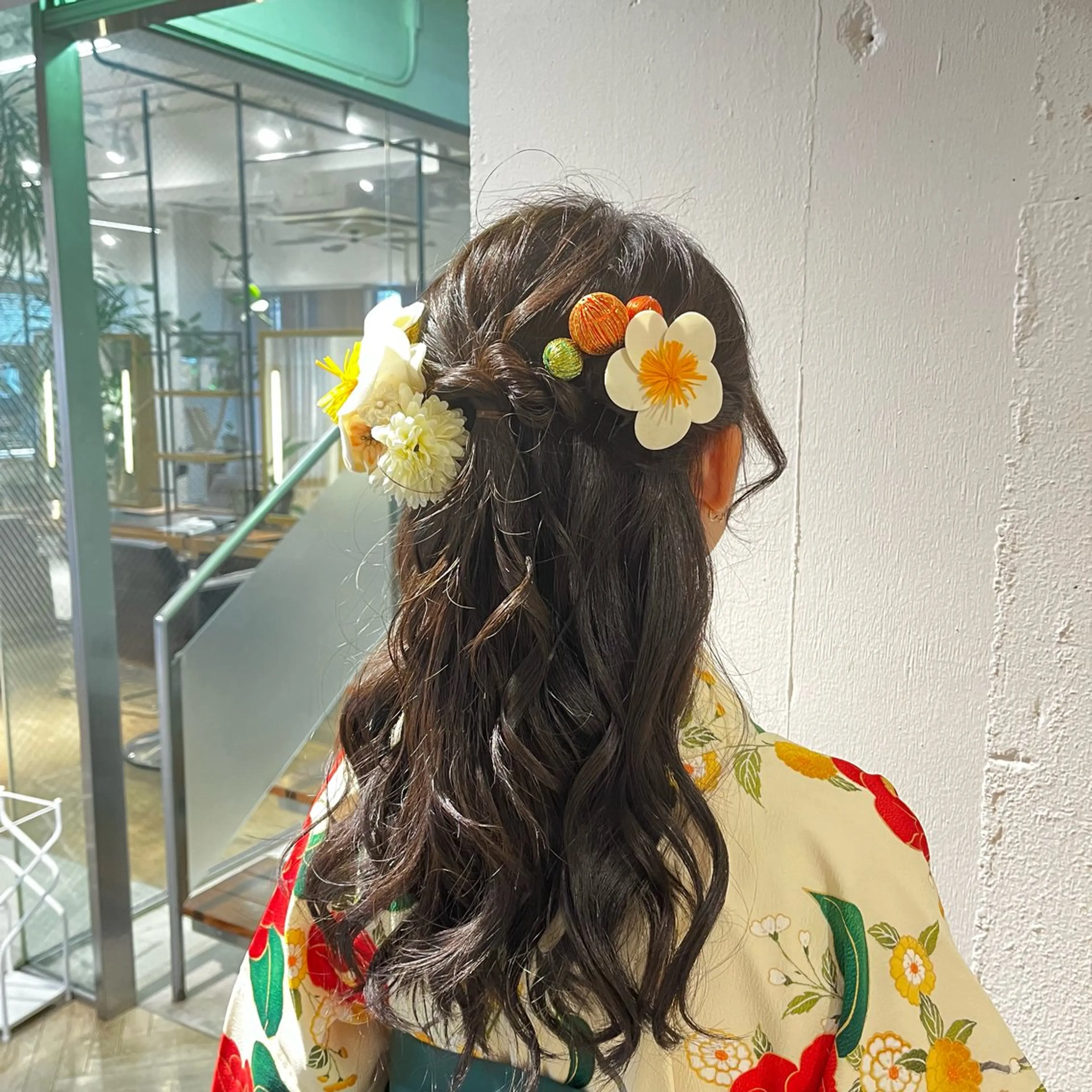 ヘアアレンジ 着付け 𝐀𝐲𝐚𝐤𝐚 /艶髪/ストレートのヘアスタイル