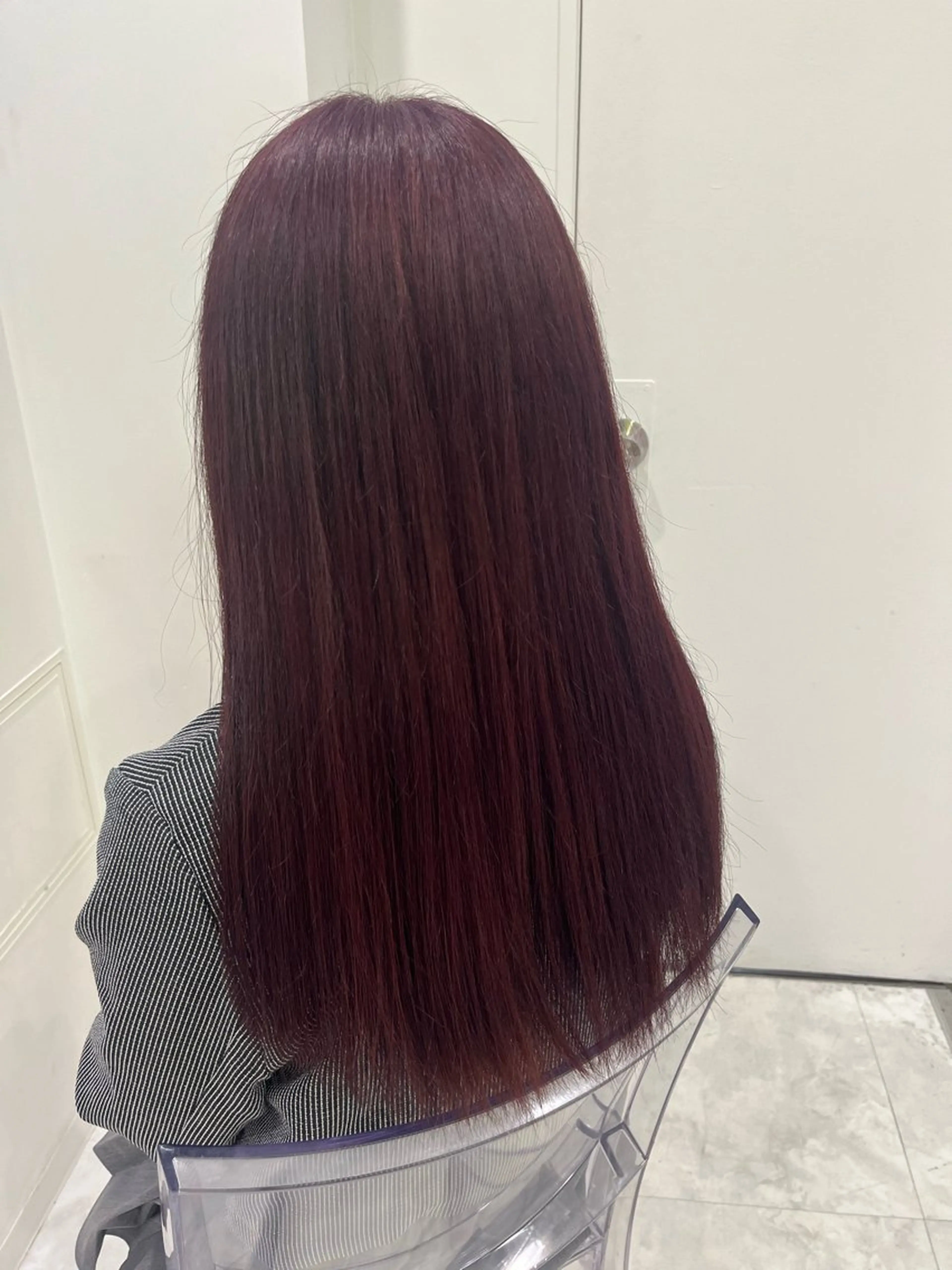 ロング カラー ガーリー♡女の子っぽ ヘア♡ピンクカラー♡のヘアスタイル