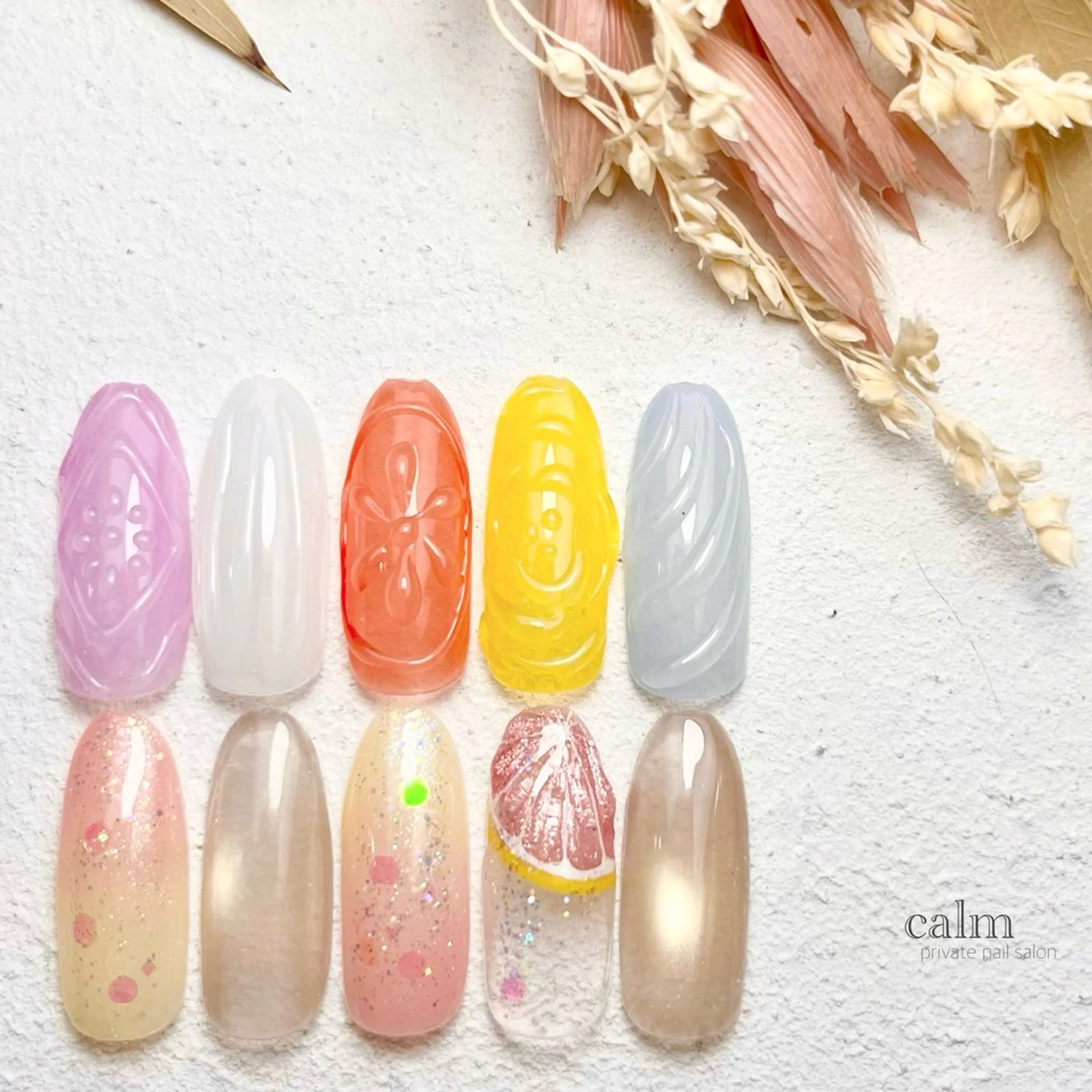 ネイル ハンドネイル calm 〔ｶｰﾑ〕のネイルデザイン