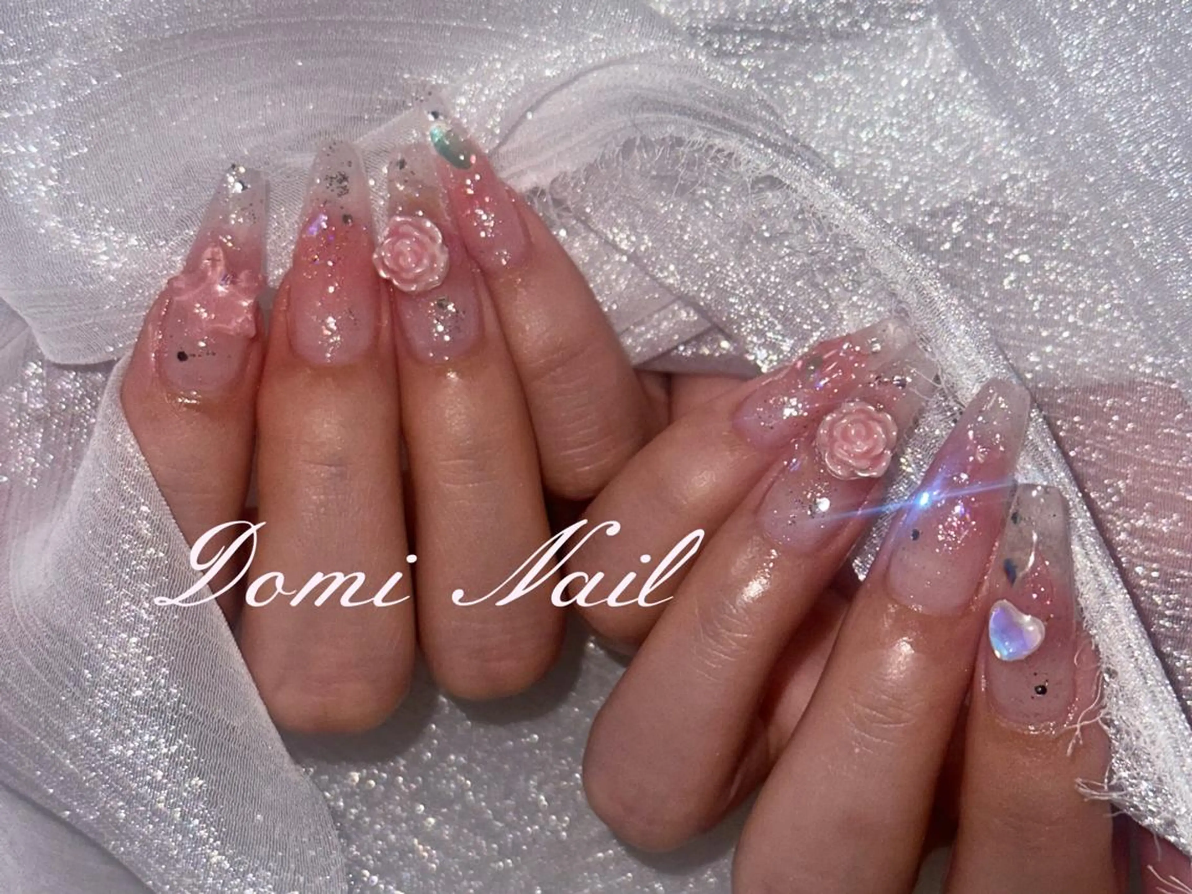 ネイル 持ち込み ネイルチップ ハンドネイル 渋谷 Domi Nailのネイルデザイン